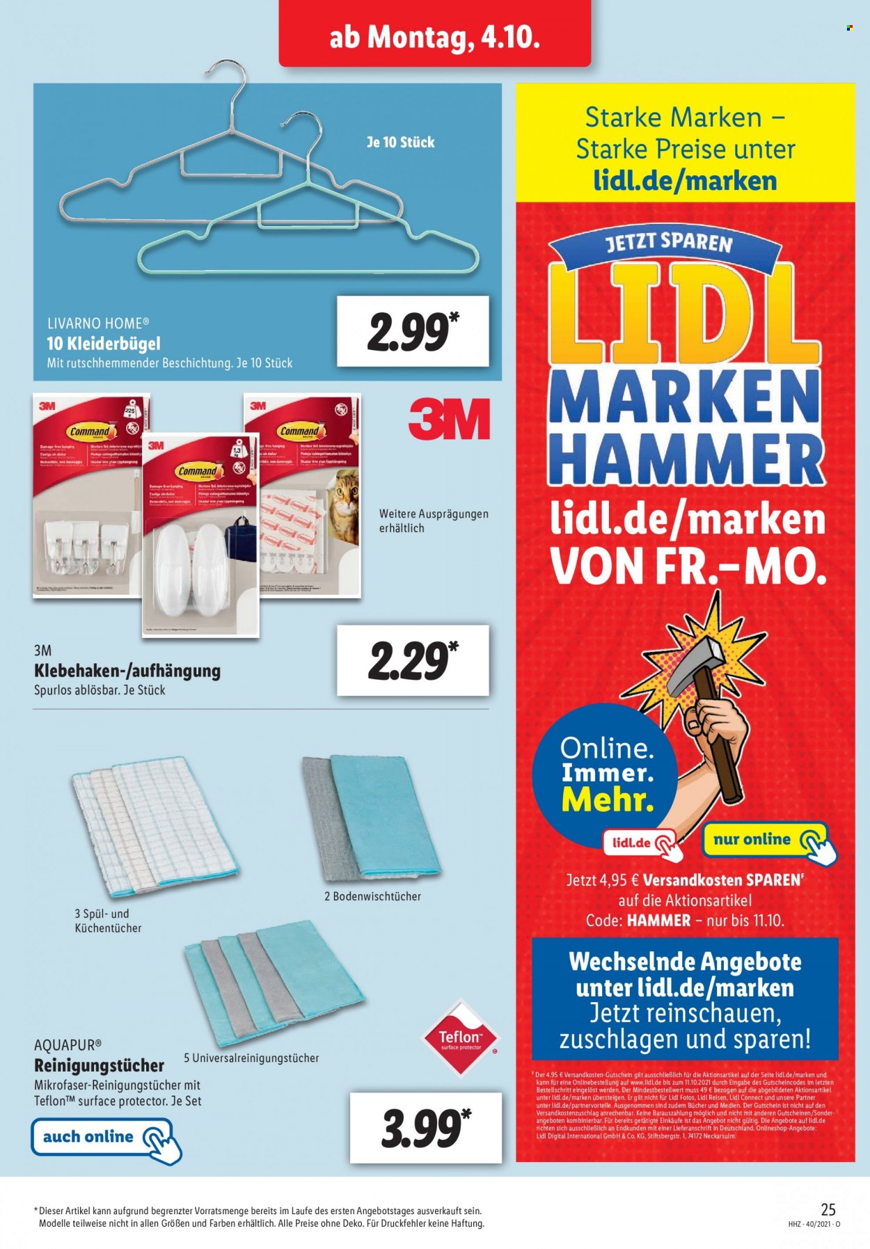 Lidl Prospekte  - 4.10.2021 - 5.10.2021. Seite 25