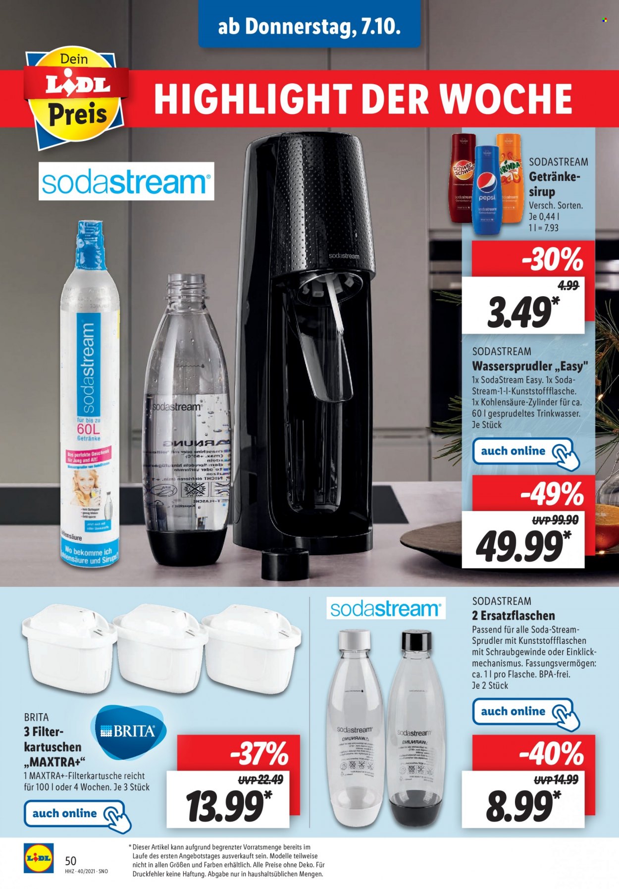 Lidl Prospekte  - 4.10.2021 - 5.10.2021. Seite 50