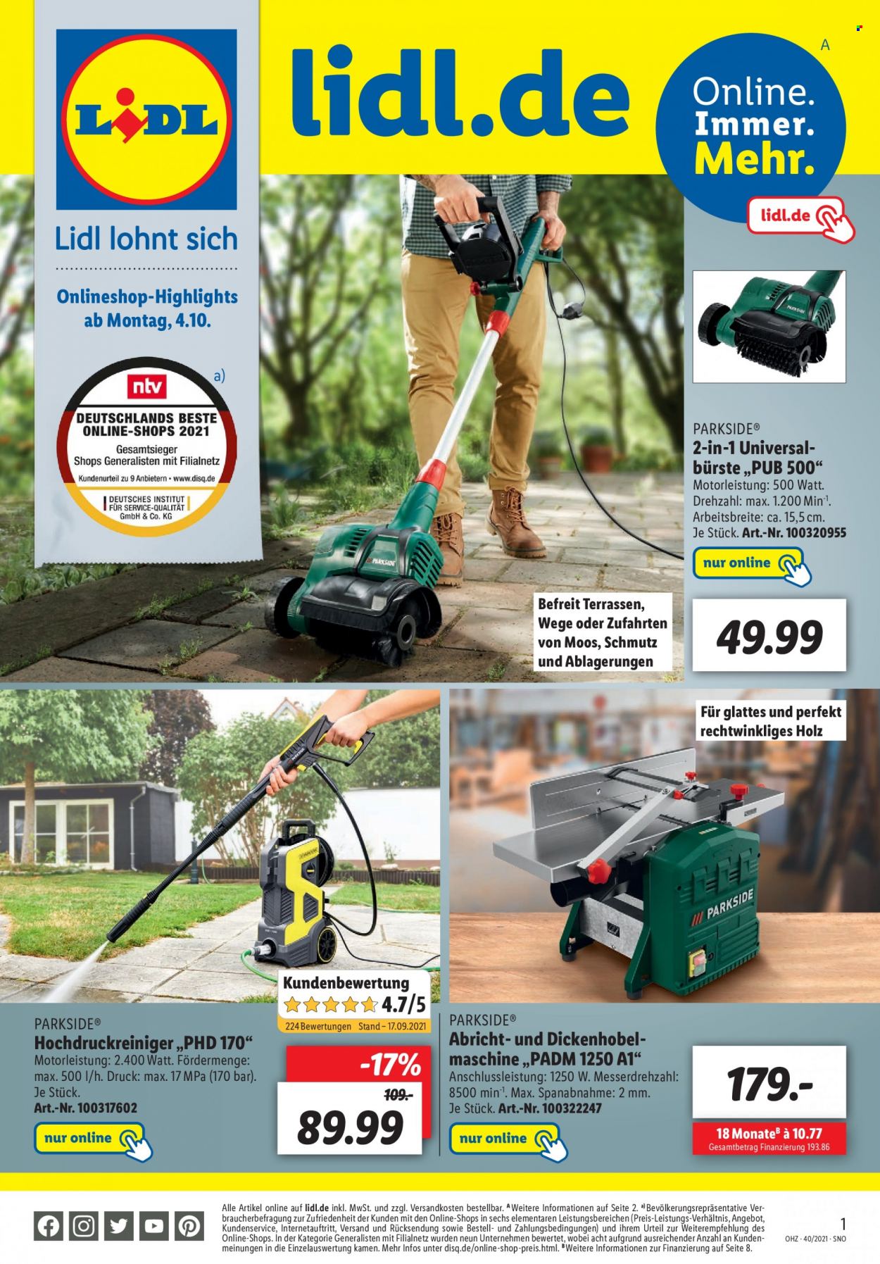 Lidl Prospekte  - 4.10.2021 - 5.10.2021. Seite 51