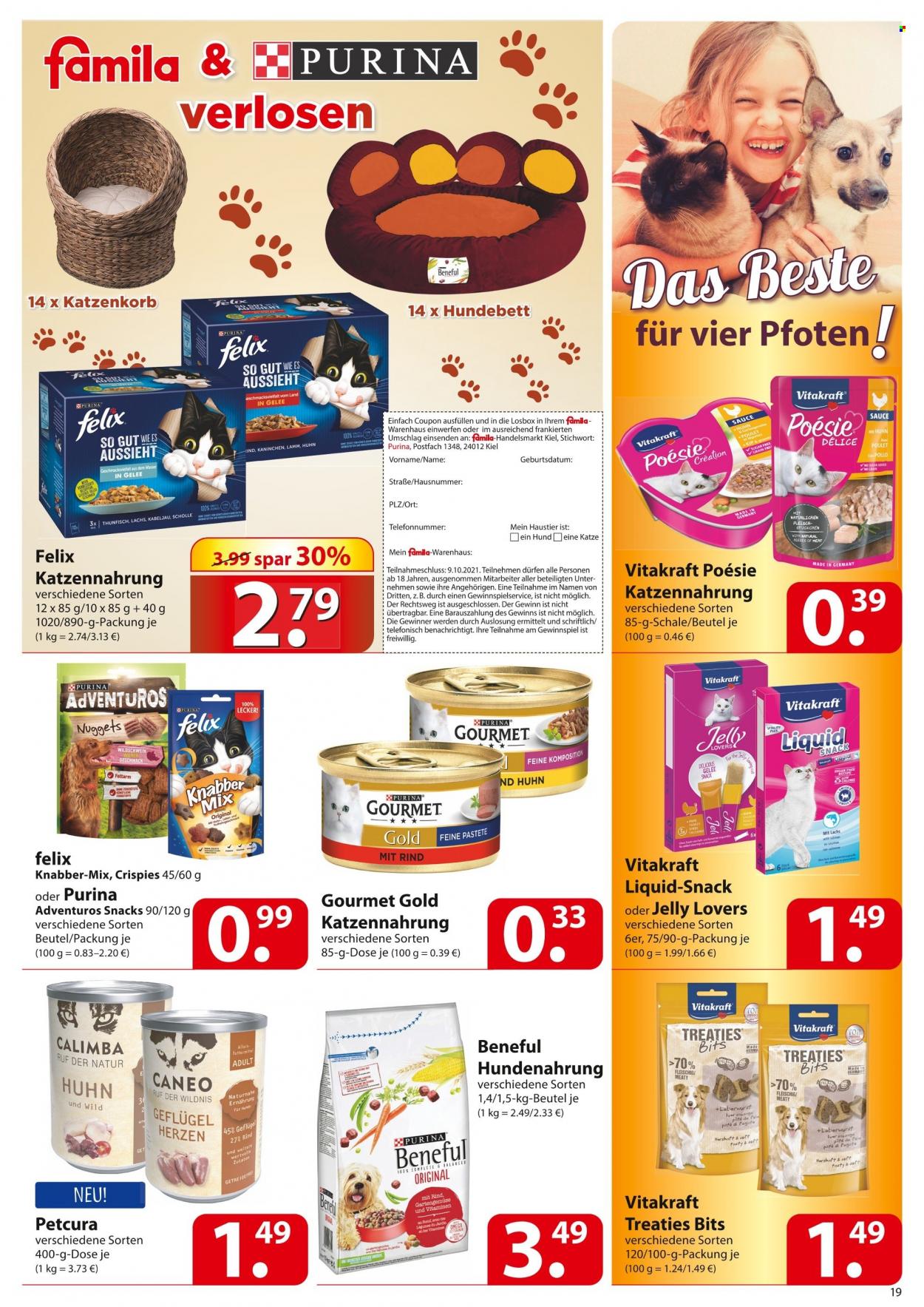 famila Prospekte  - 27.09.2021 - 2.10.2021. Seite 19