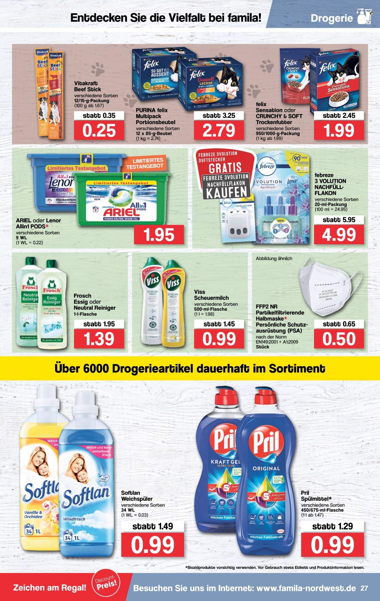 famila Prospekte  - 27.09.2021 - 2.10.2021. Seite 27