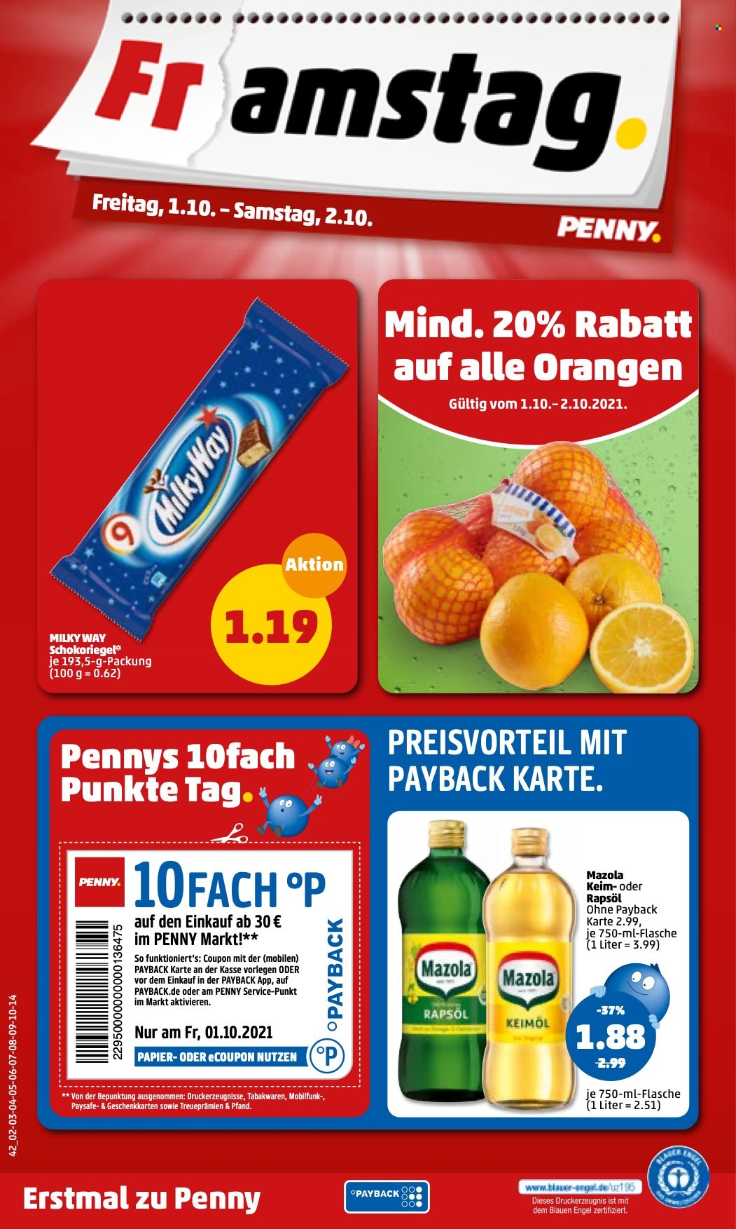 Penny Prospekte  - 27.09.2021 - 2.10.2021. Seite 42