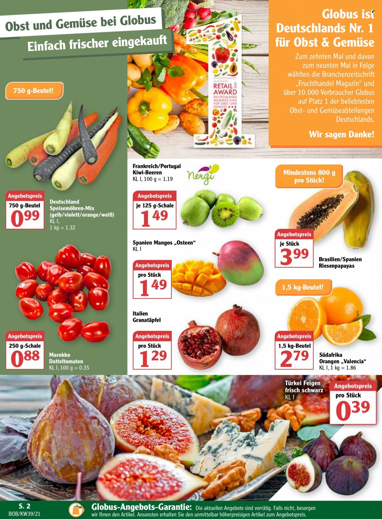 Globus Prospekte  - 27.09.2021 - 2.10.2021. Seite 2