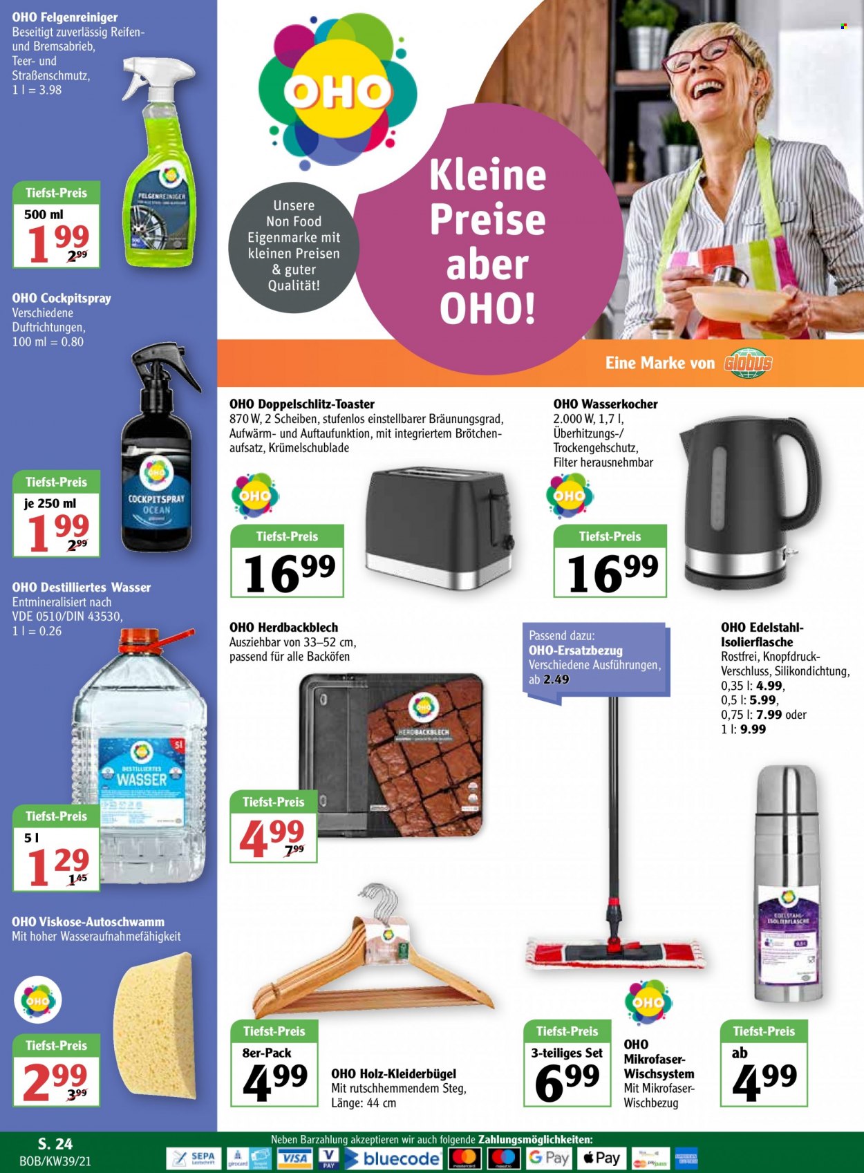 Globus Prospekte  - 27.09.2021 - 2.10.2021. Seite 24