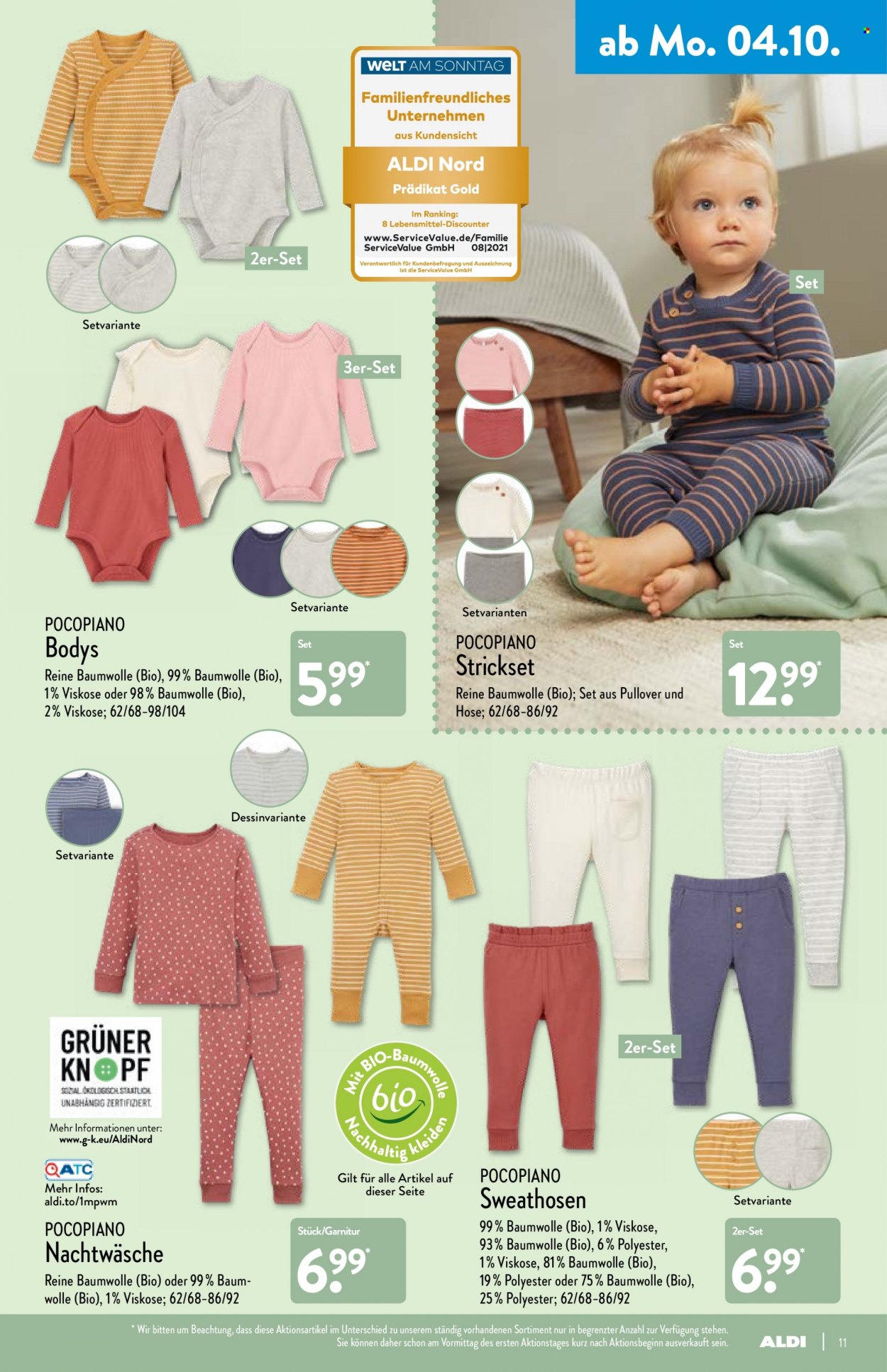ALDI Nord Prospekte  - 4.10.2021 - 9.10.2021. Seite 11