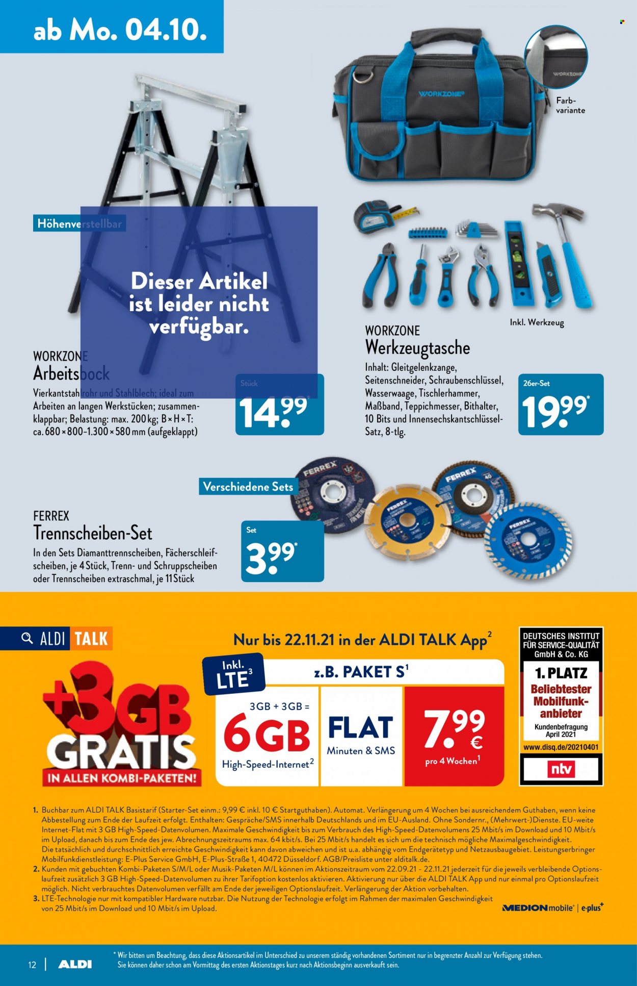 ALDI Nord Prospekte  - 4.10.2021 - 9.10.2021. Seite 12