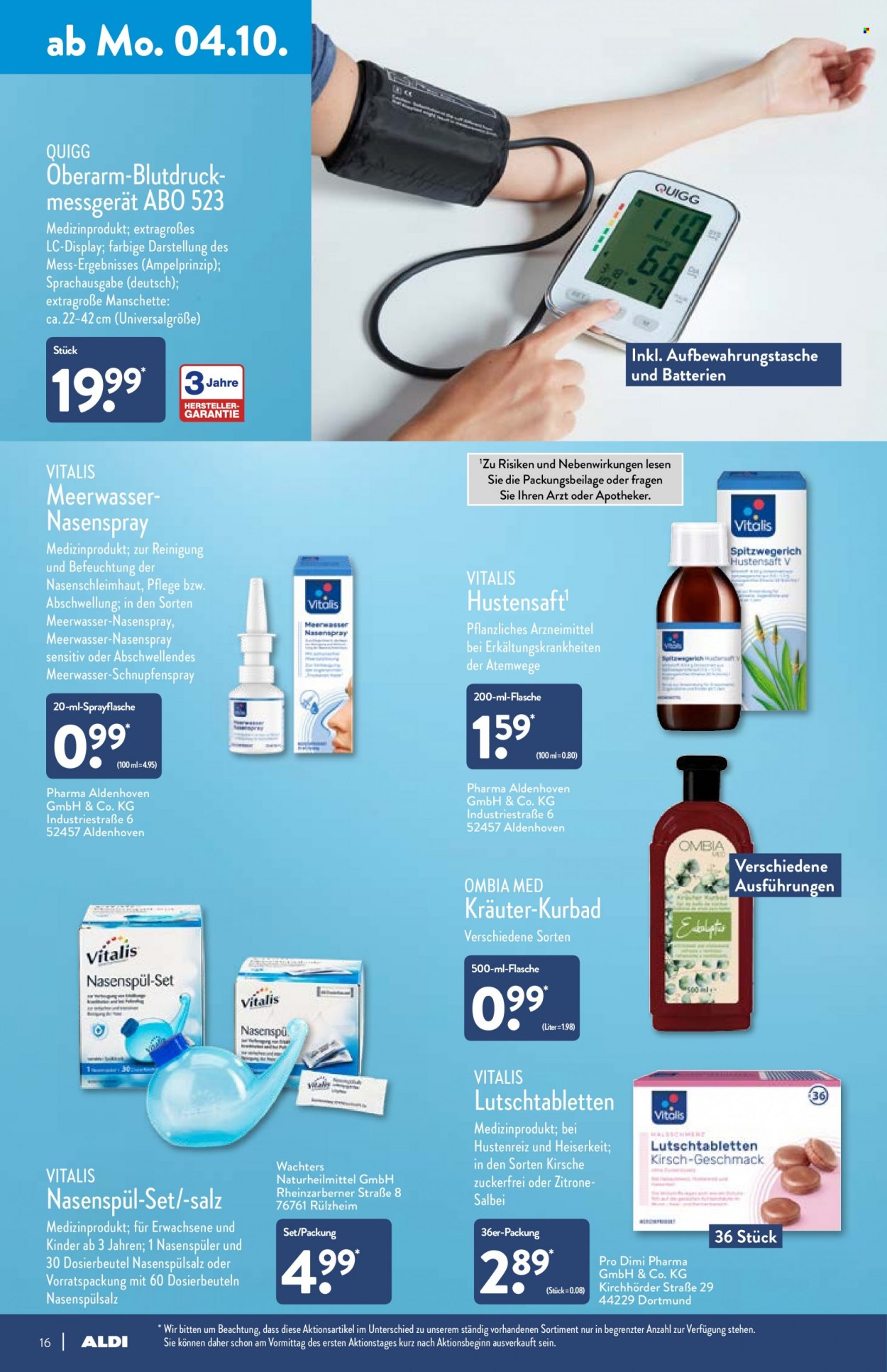 ALDI Nord Prospekte  - 4.10.2021 - 9.10.2021. Seite 16