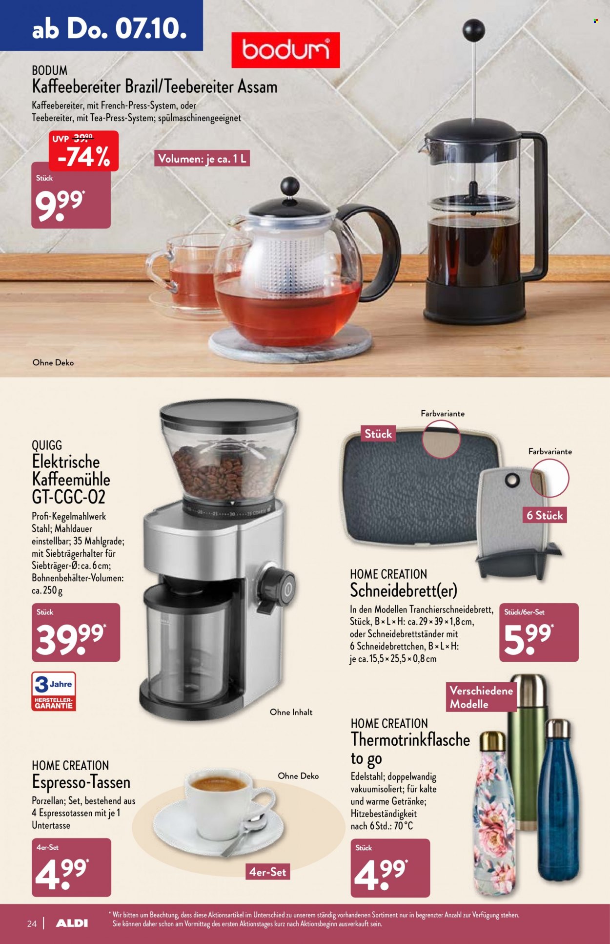 ALDI Nord Prospekte  - 4.10.2021 - 9.10.2021. Seite 24