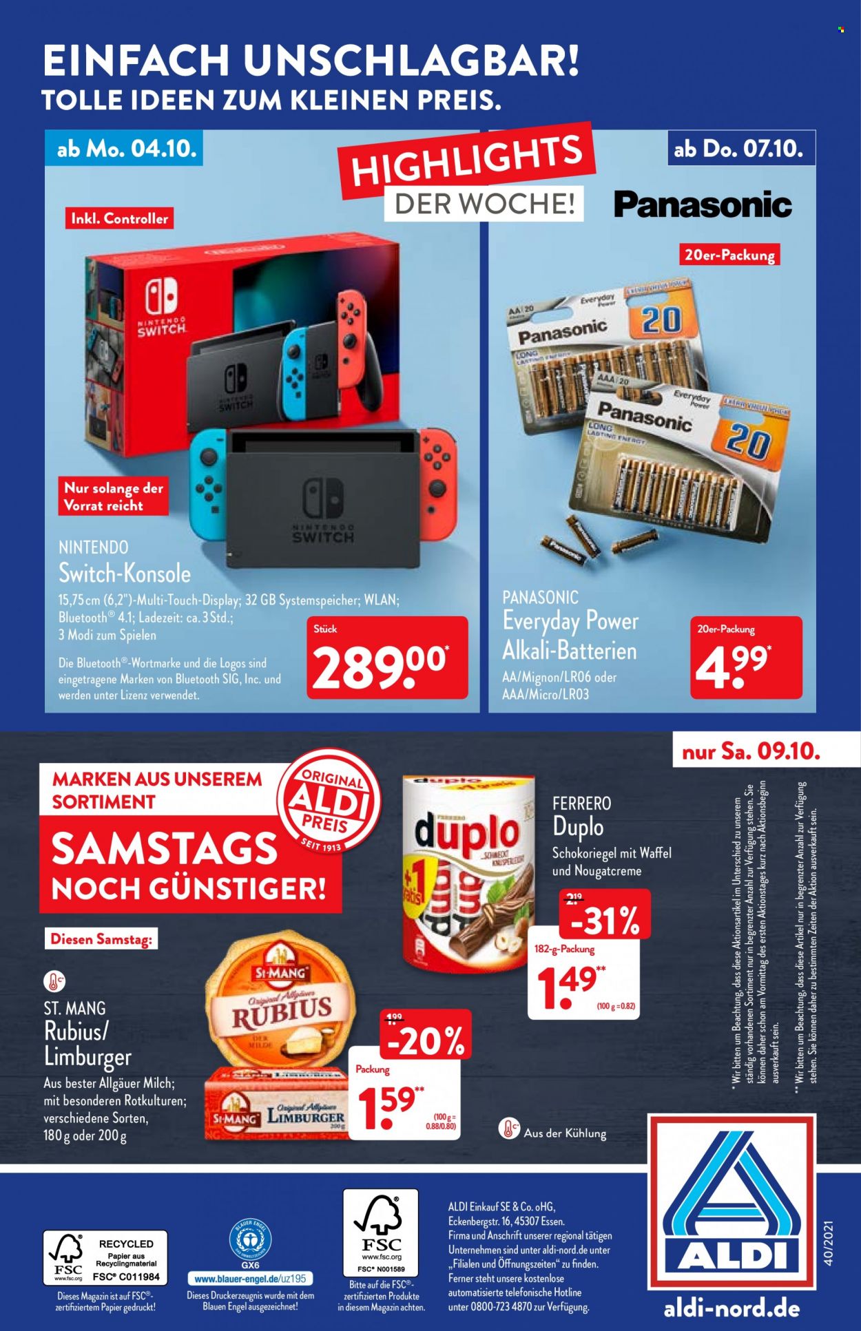 ALDI Nord Prospekte  - 4.10.2021 - 9.10.2021. Seite 36