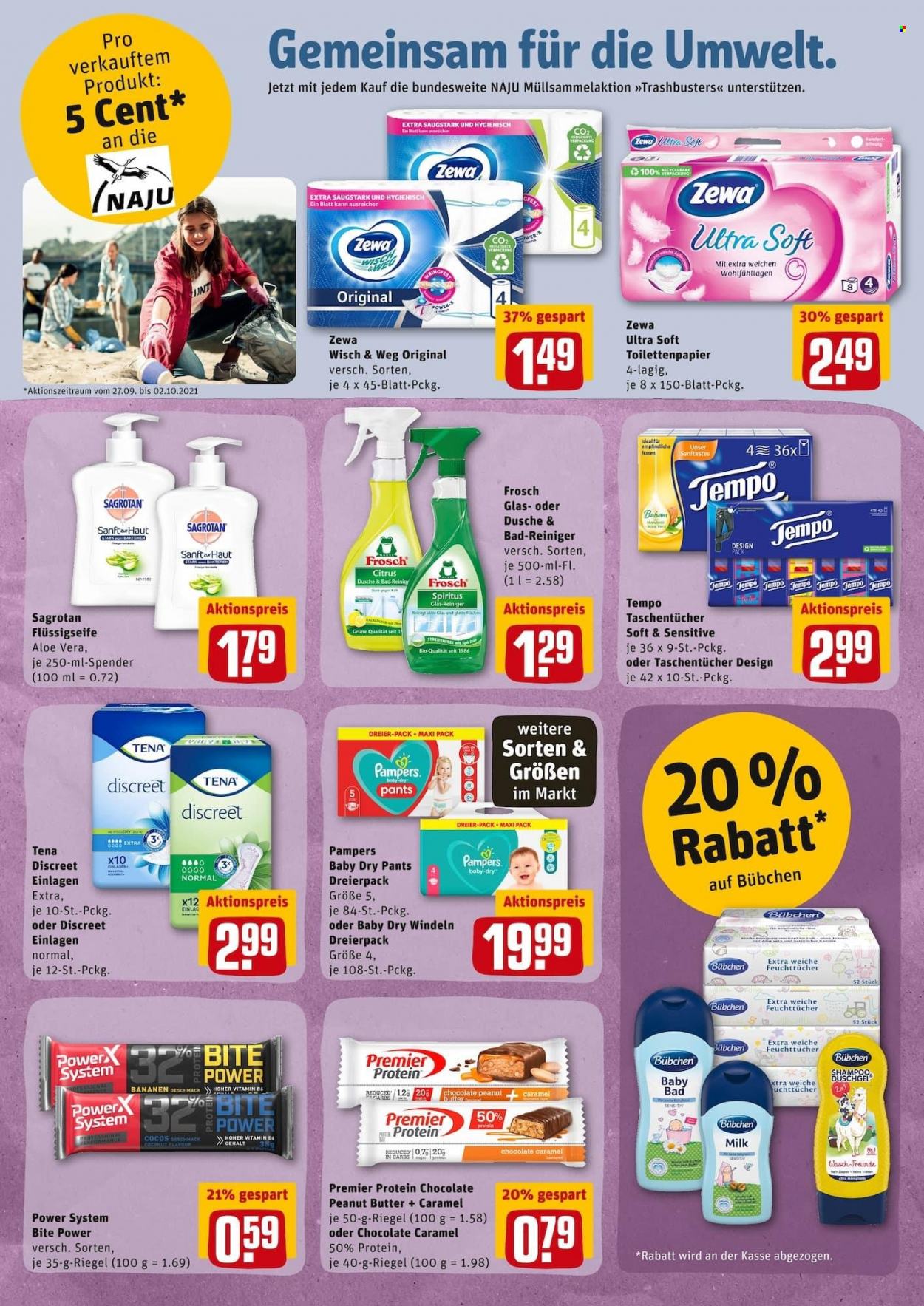 REWE Prospekte  - 27.09.2021 - 2.10.2021. Seite 21