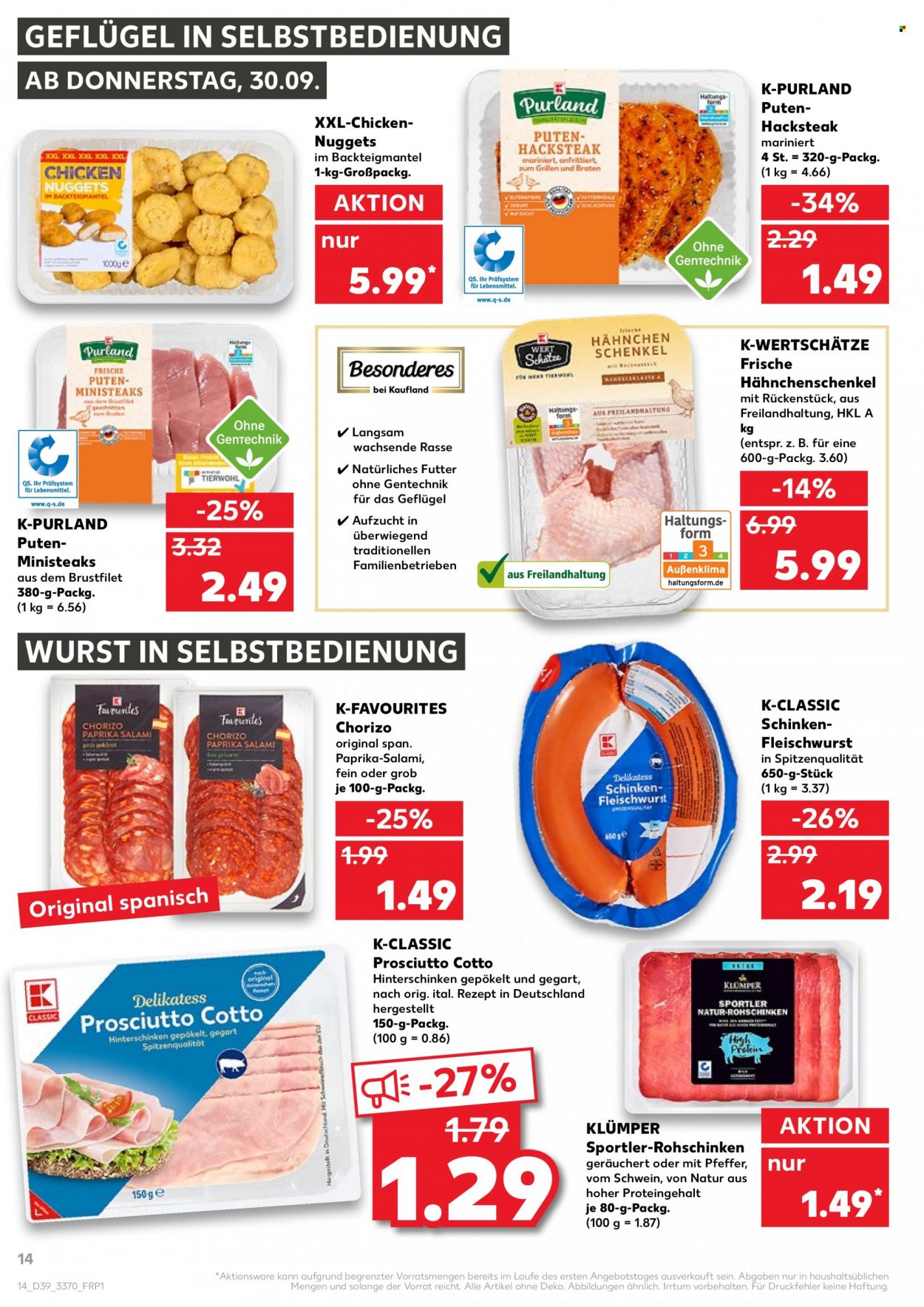 Kaufland Prospekte  - 30.09.2021 - 6.10.2021. Seite 14