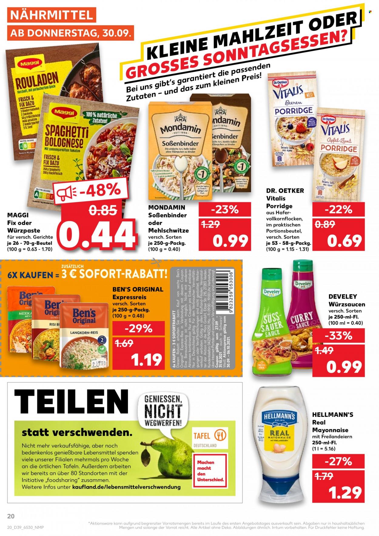 Kaufland Prospekte  - 30.09.2021 - 6.10.2021. Seite 20