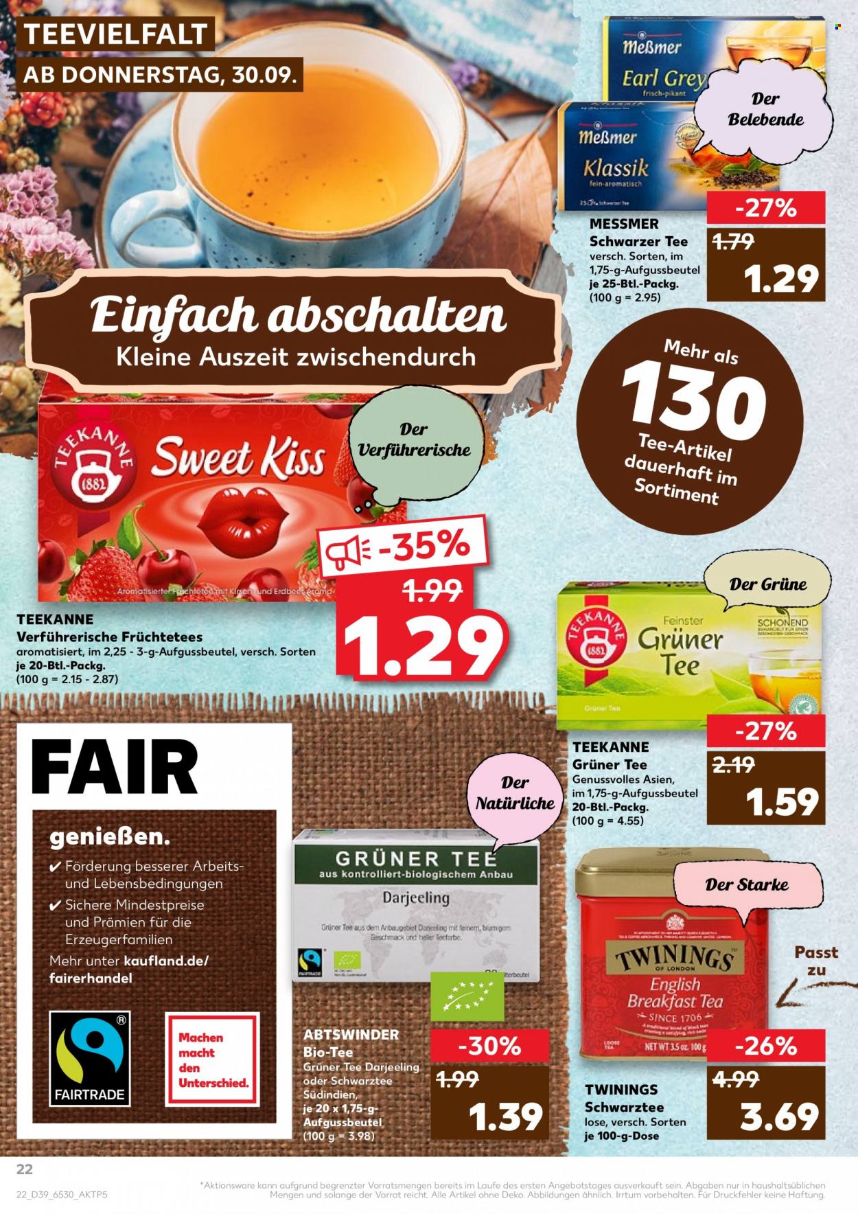 Kaufland Prospekte  - 30.09.2021 - 6.10.2021. Seite 22
