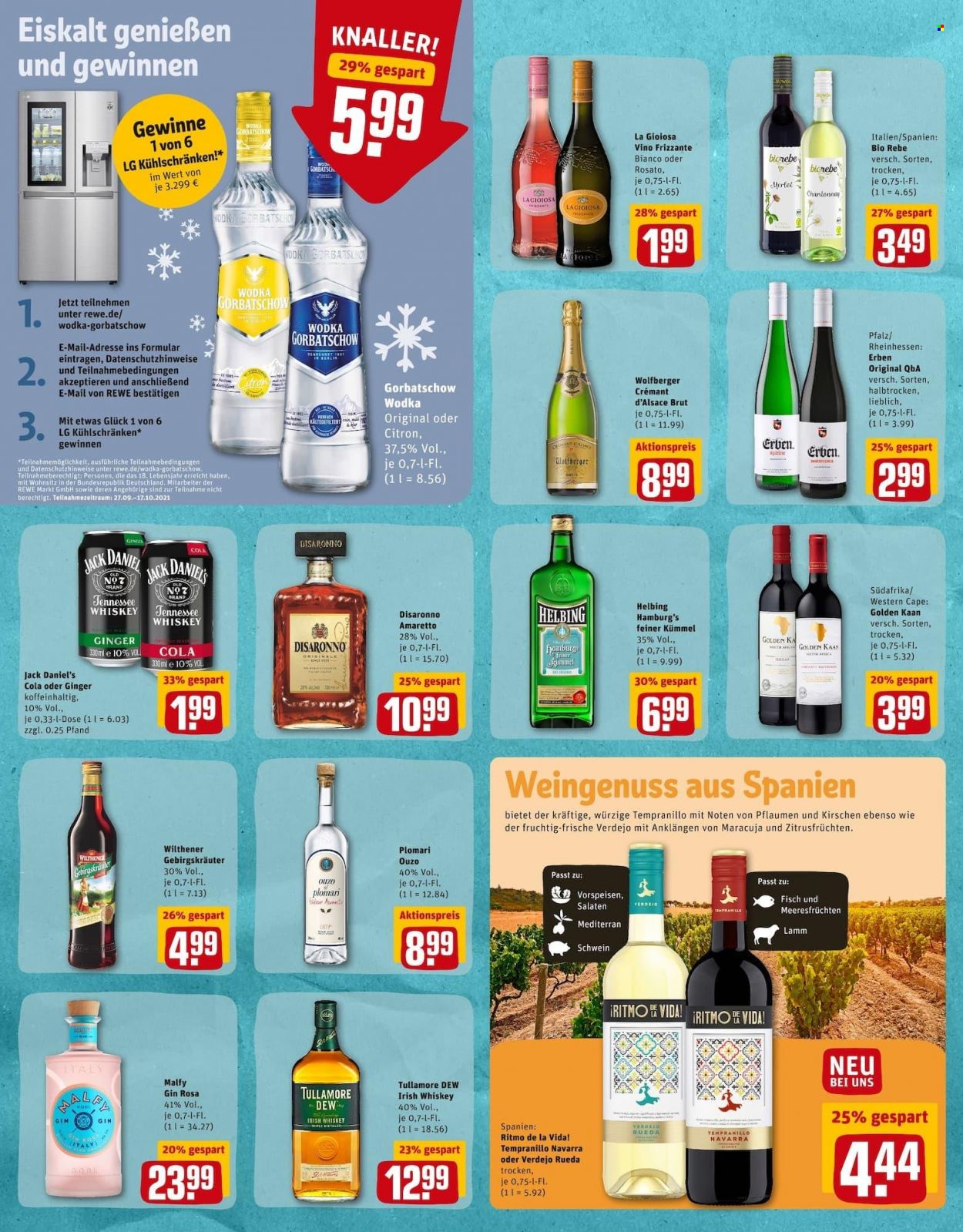 REWE Prospekte  - 27.09.2021 - 2.10.2021. Seite 22