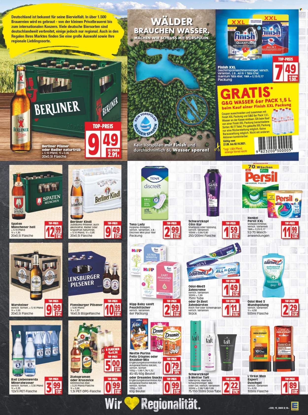Edeka Prospekte  - 27.09.2021 - 2.10.2021. Seite 15
