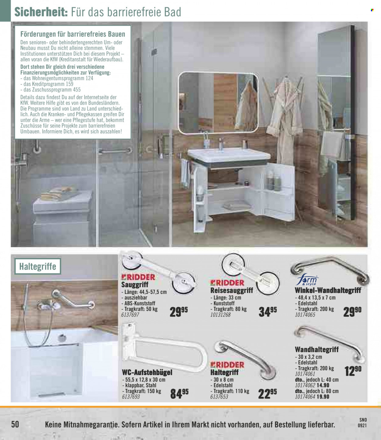 Hornbach Prospekte  - 28.09.2021 - 27.10.2021. Seite 50
