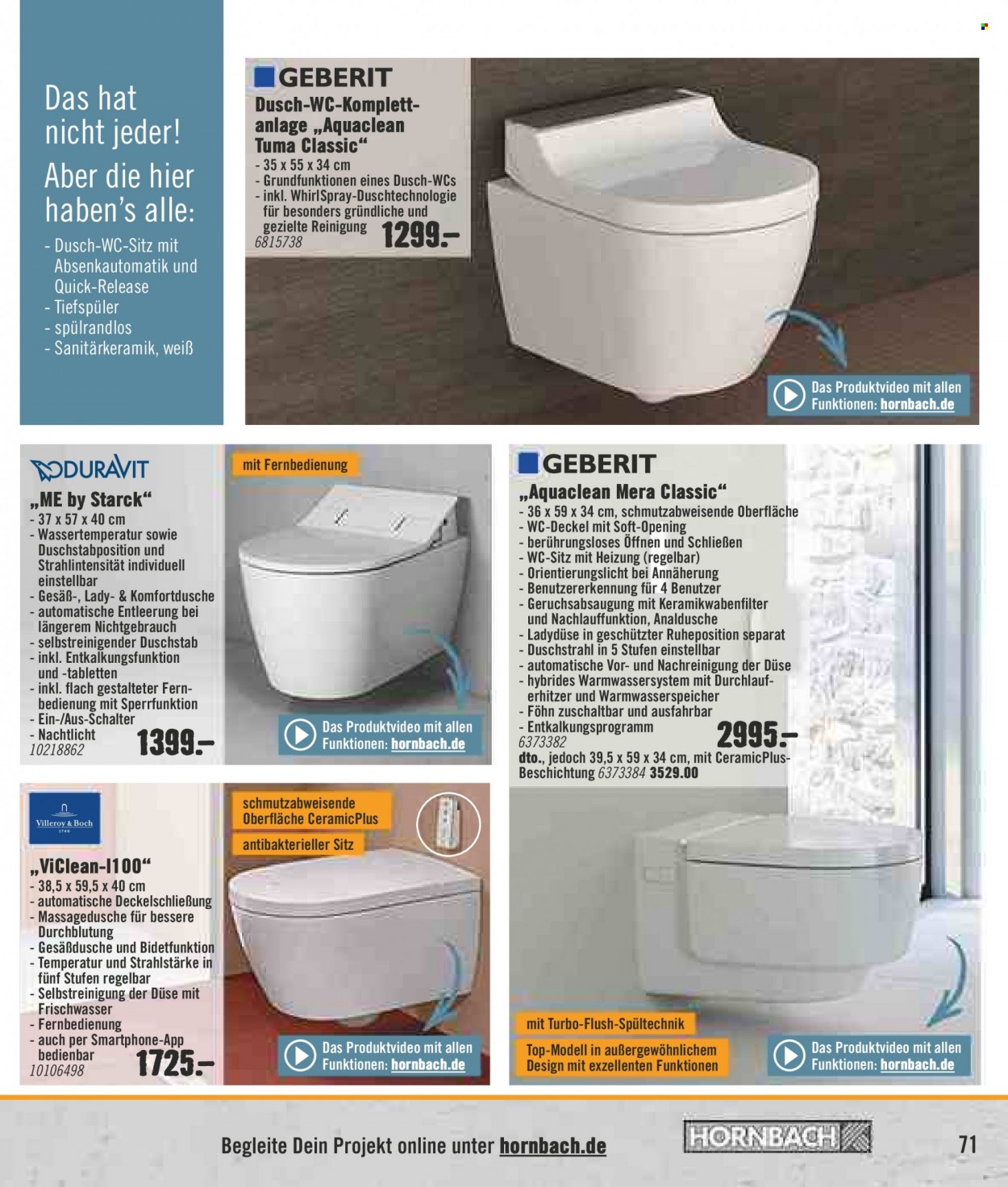 Hornbach Prospekte  - 28.09.2021 - 27.10.2021. Seite 71