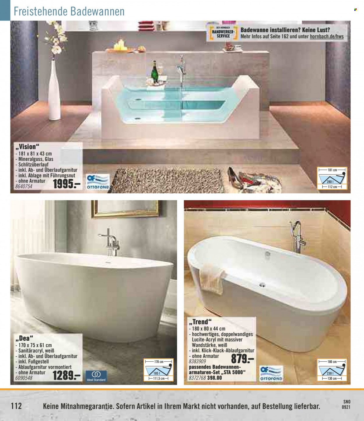 Hornbach Prospekte  - 28.09.2021 - 27.10.2021. Seite 112