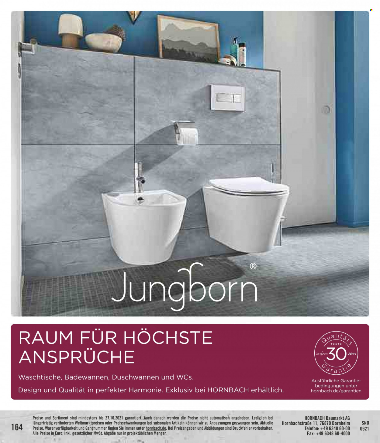 Hornbach Prospekte  - 28.09.2021 - 27.10.2021. Seite 164