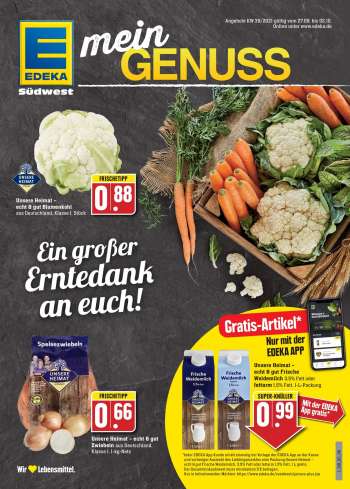 Prospekte Edeka - 27.9.2021 - 2.10.2021.
