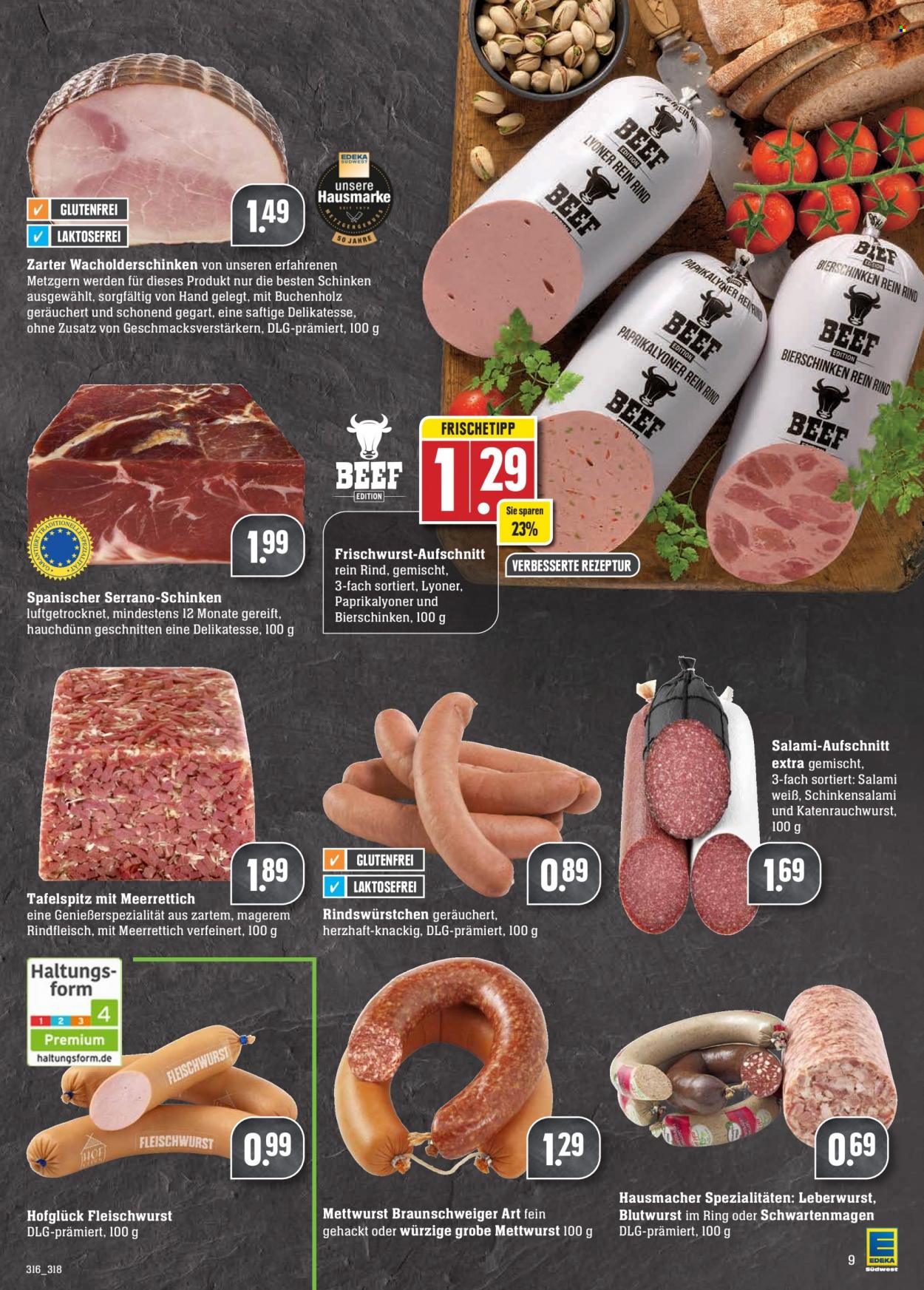 Edeka Prospekte  - 27.09.2021 - 2.10.2021. Seite 9