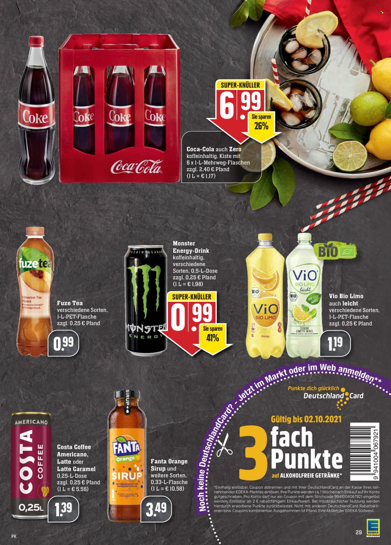 Edeka Prospekte  - 27.09.2021 - 2.10.2021. Seite 29