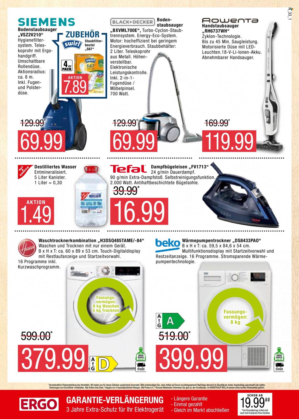 Marktkauf Prospekte  - 27.09.2021 - 2.10.2021. Seite 33