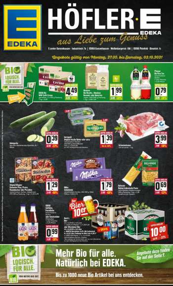 Prospekte Edeka - 27.9.2021 - 2.10.2021.