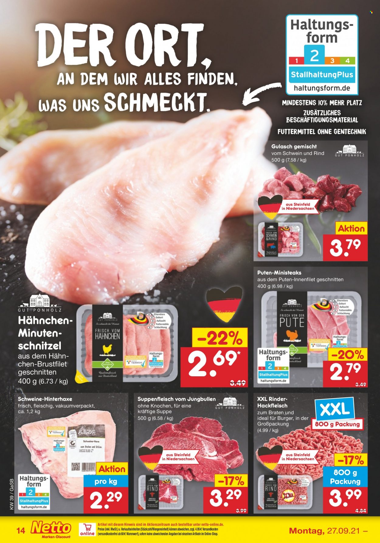 Netto Marken-Discount Prospekte  - 27.09.2021 - 2.10.2021. Seite 14