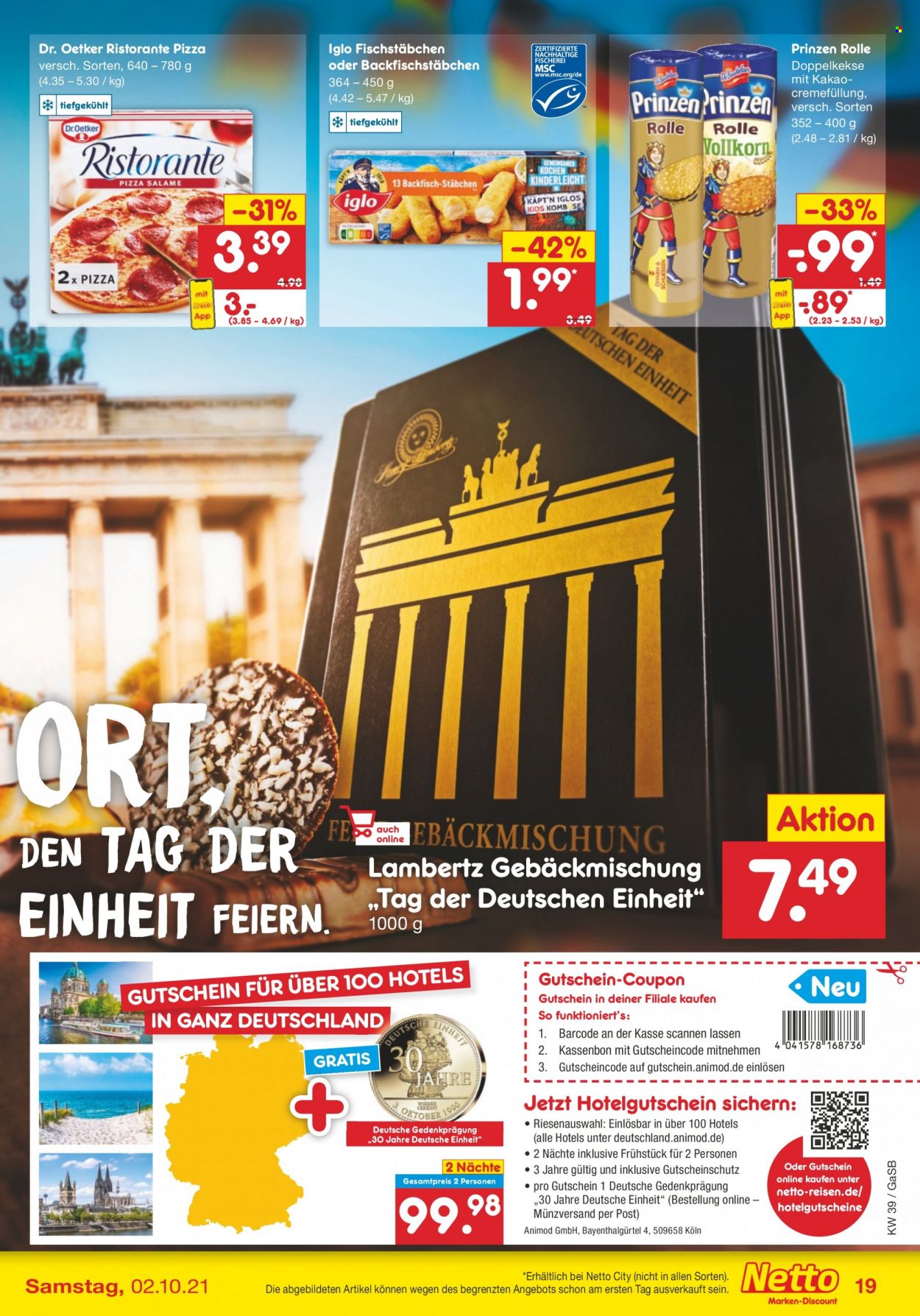 Netto Marken-Discount Prospekte  - 27.09.2021 - 2.10.2021. Seite 19