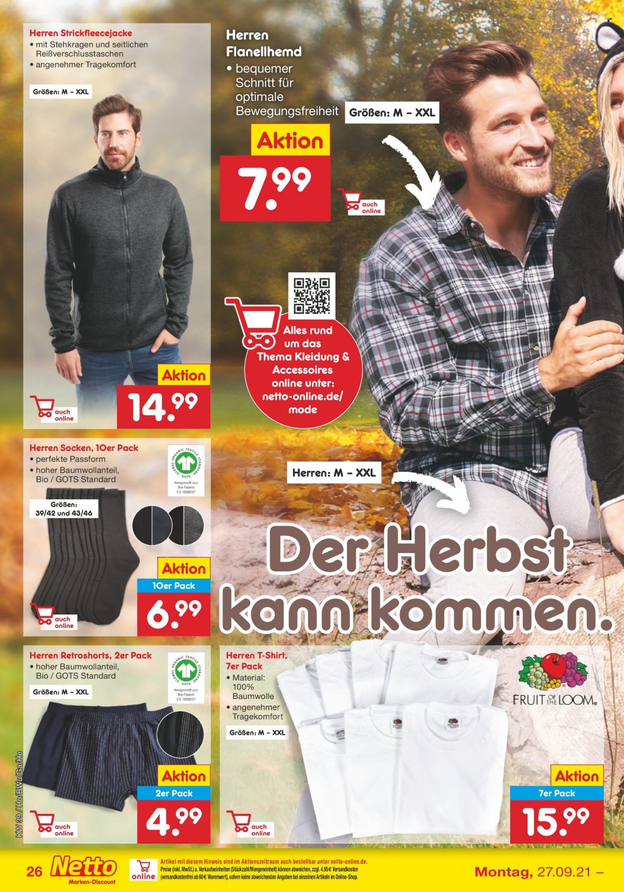 Netto Marken-Discount Prospekte  - 27.09.2021 - 2.10.2021. Seite 26