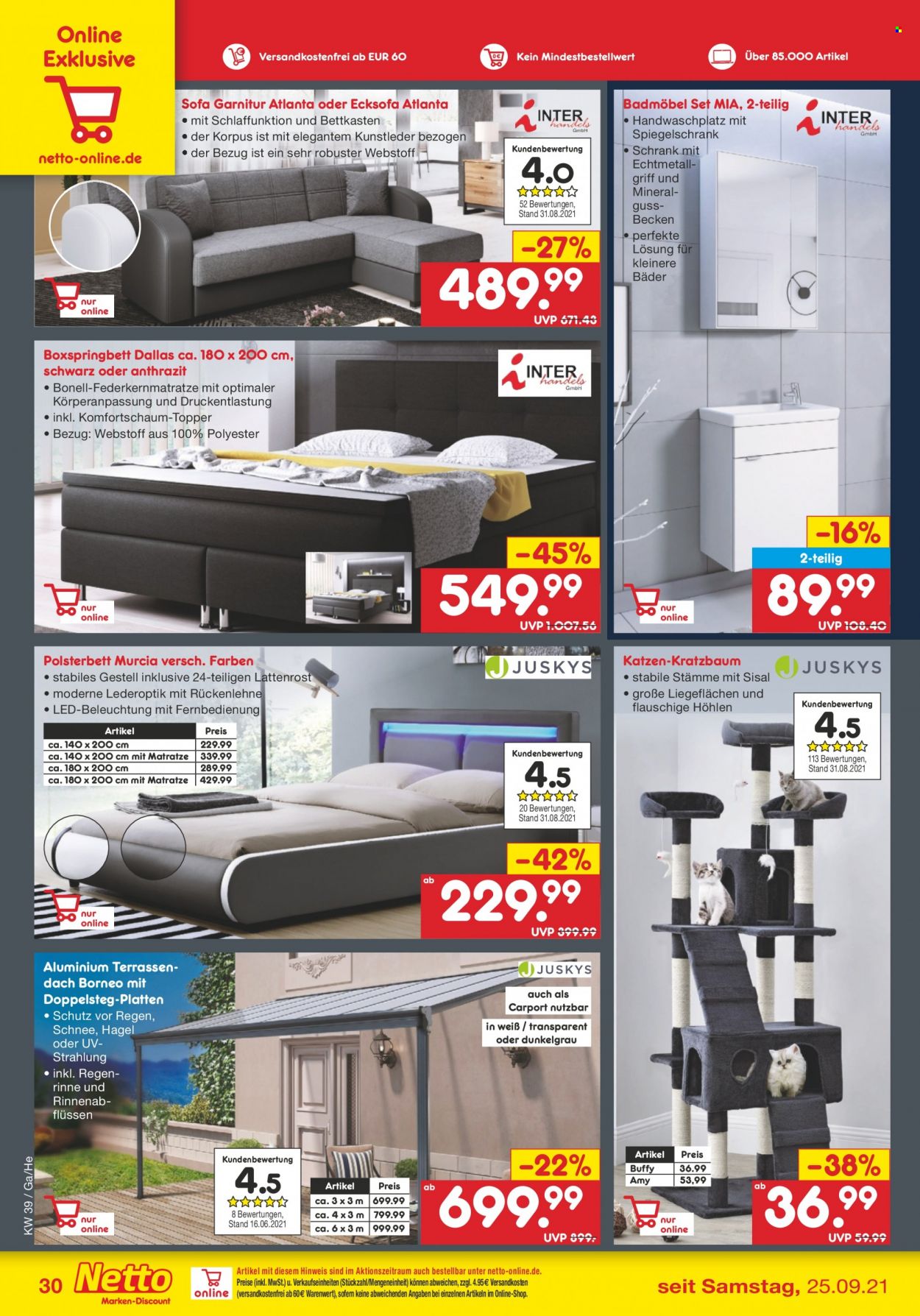 Netto Marken-Discount Prospekte  - 27.09.2021 - 2.10.2021. Seite 30