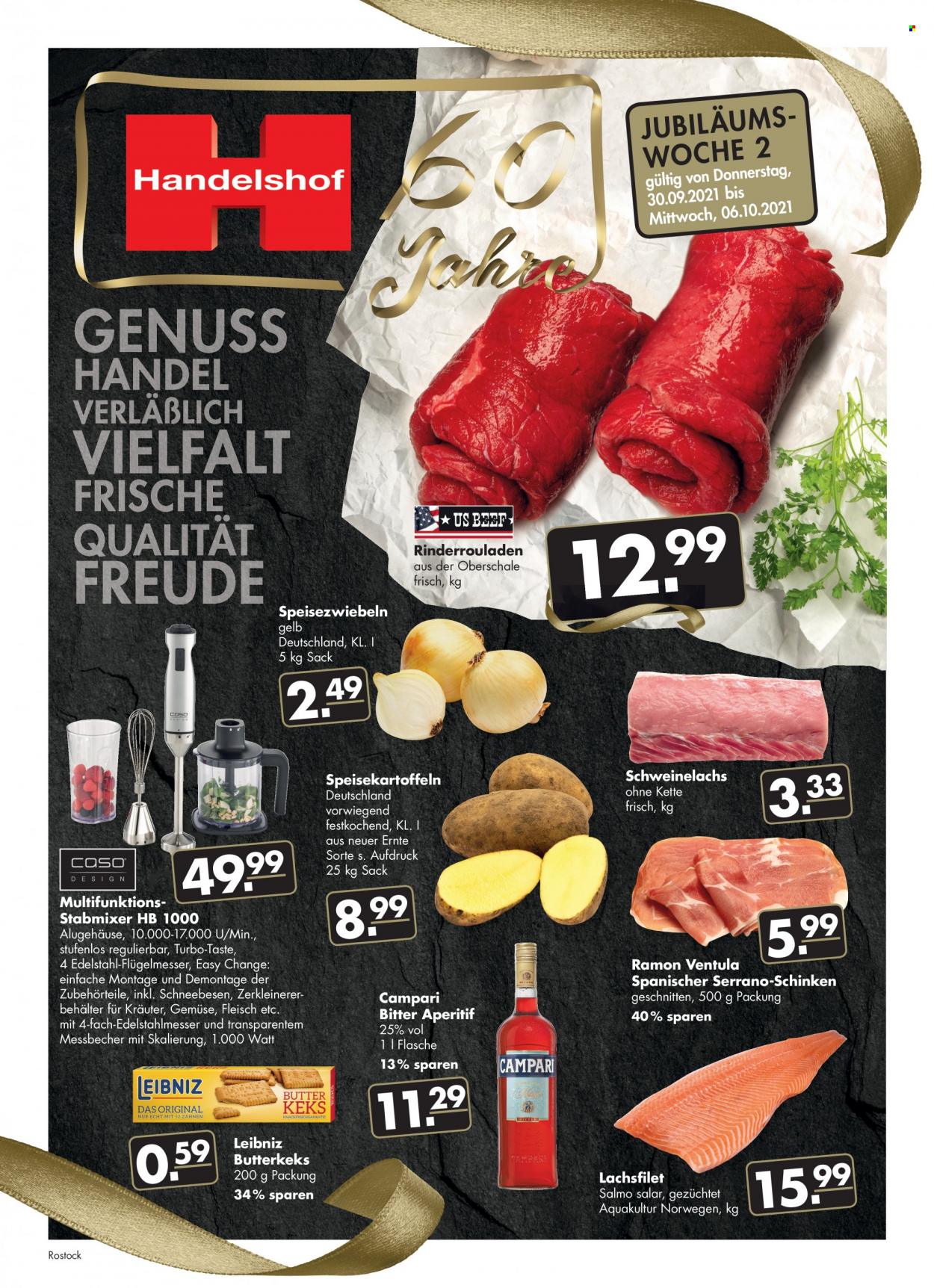 Handelshof Prospekte  - 30.09.2021 - 6.10.2021. Seite 1