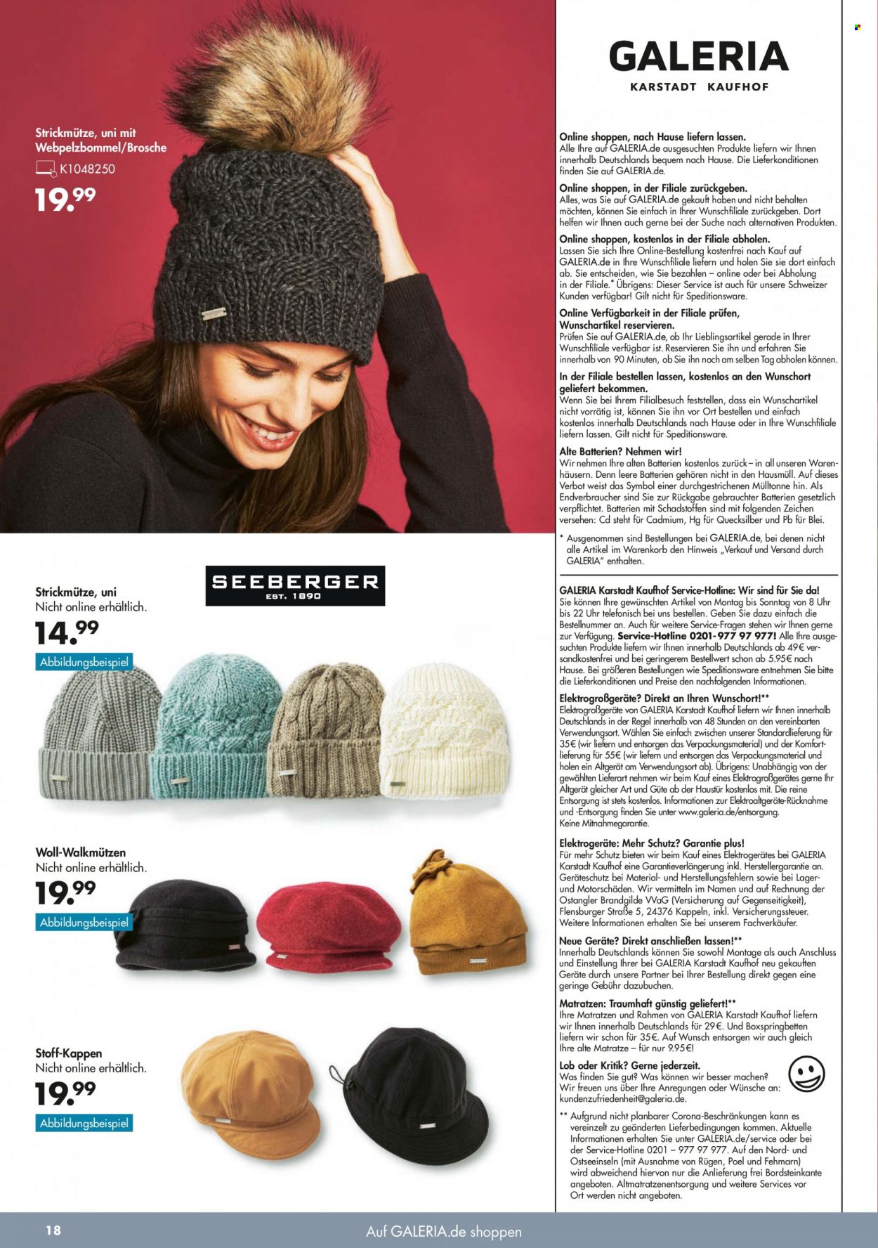 GALERIA Karstadt Kaufhof Prospekte  - 29.09.2021 - 5.10.2021. Seite 18