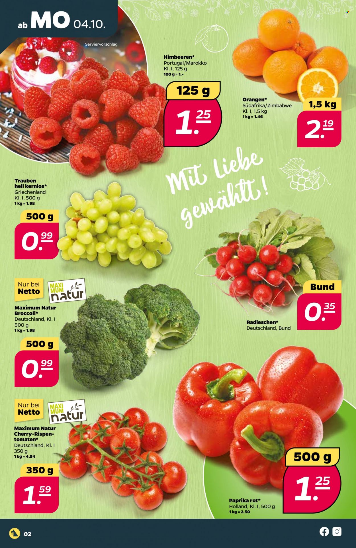 Netto Prospekte  - 4.10.2021 - 9.10.2021. Seite 2