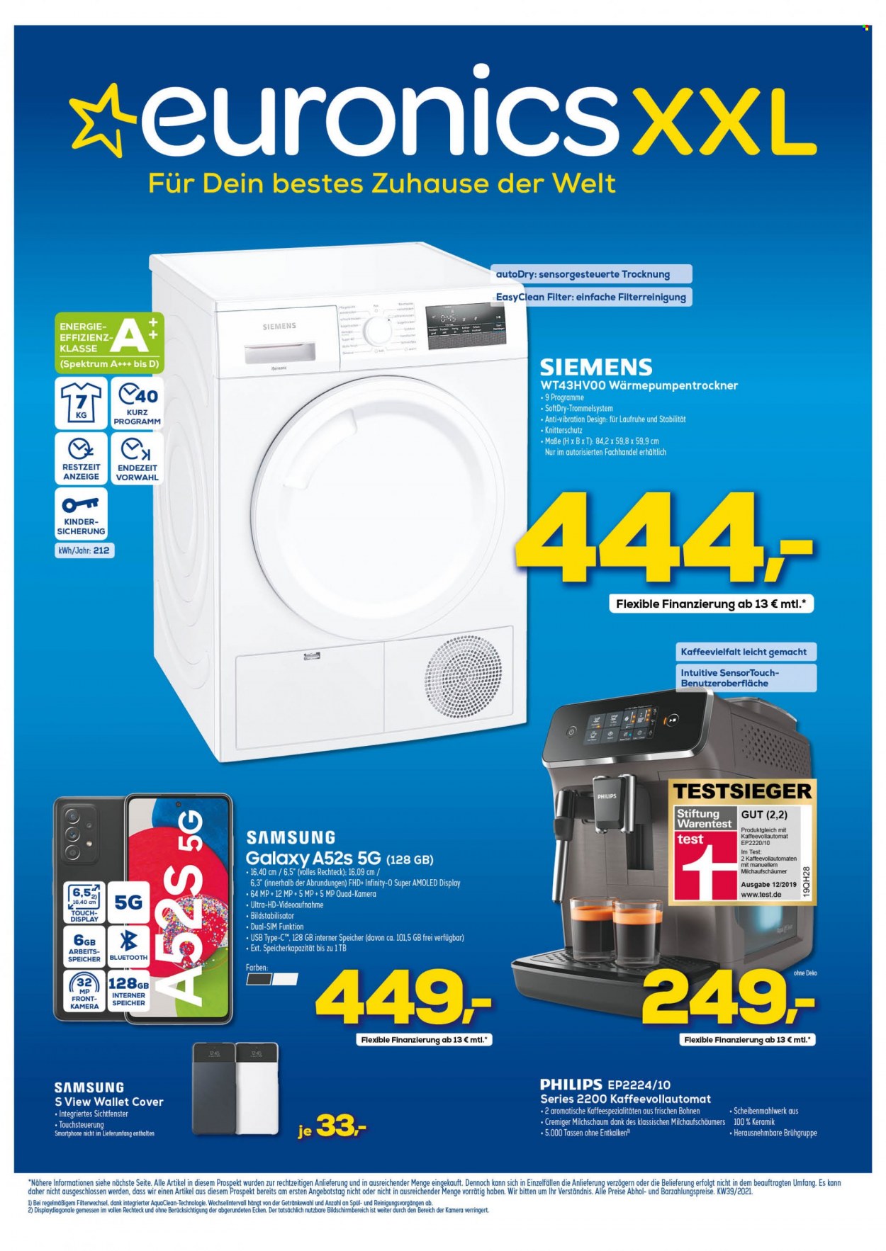 Euronics Prospekte  - 27.09.2021 - 3.10.2021. Seite 1