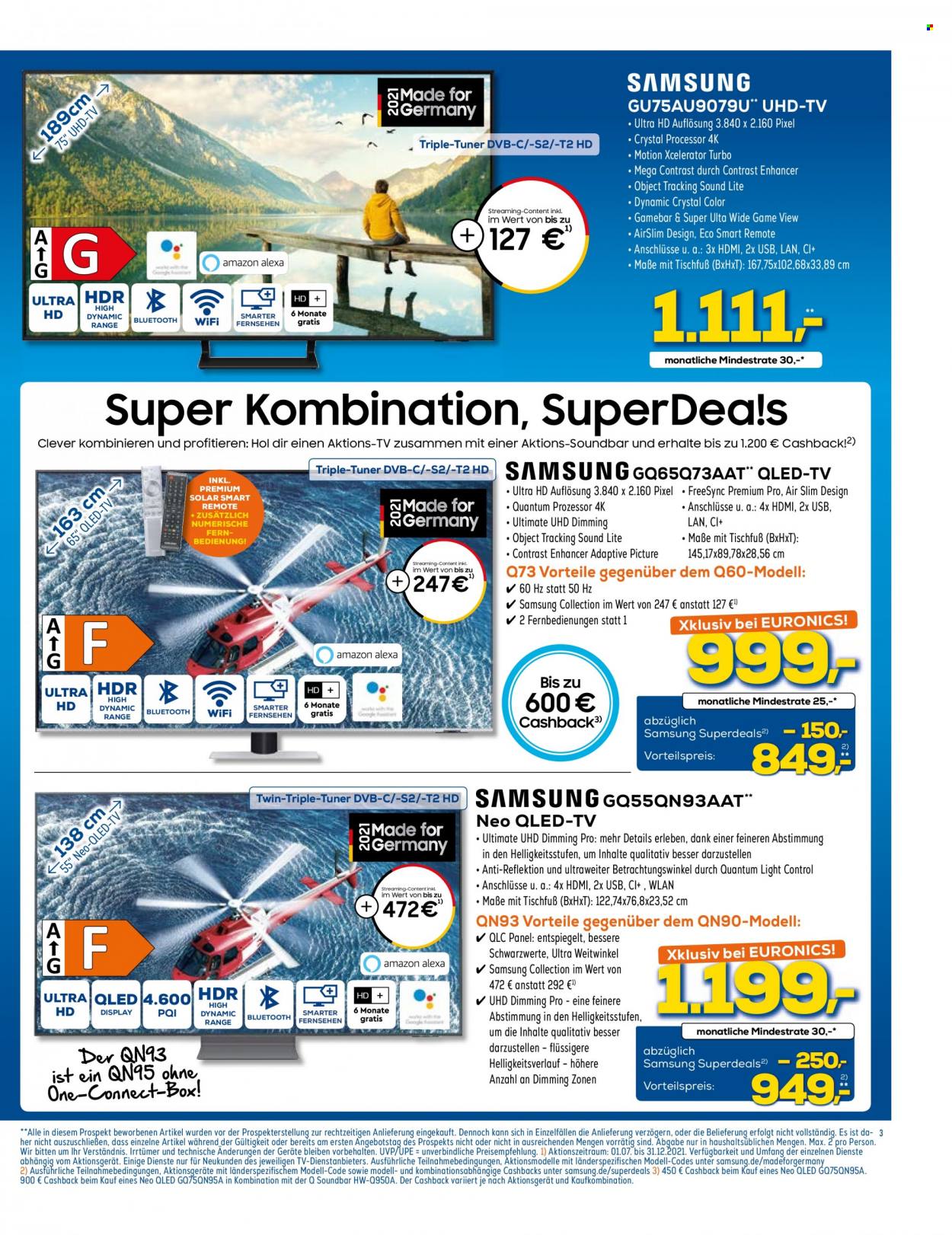 Euronics Prospekte  - 29.09.2021 - 5.10.2021. Seite 3