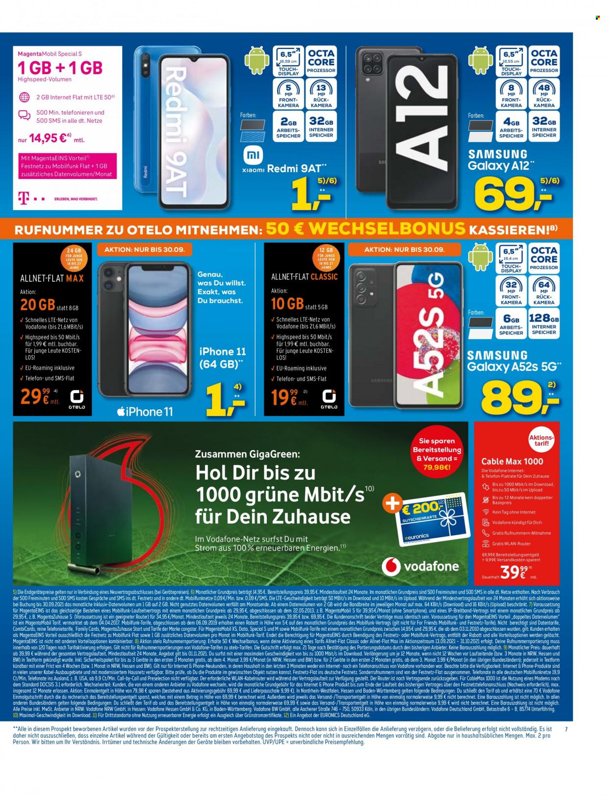 Euronics Prospekte  - 29.09.2021 - 5.10.2021. Seite 7