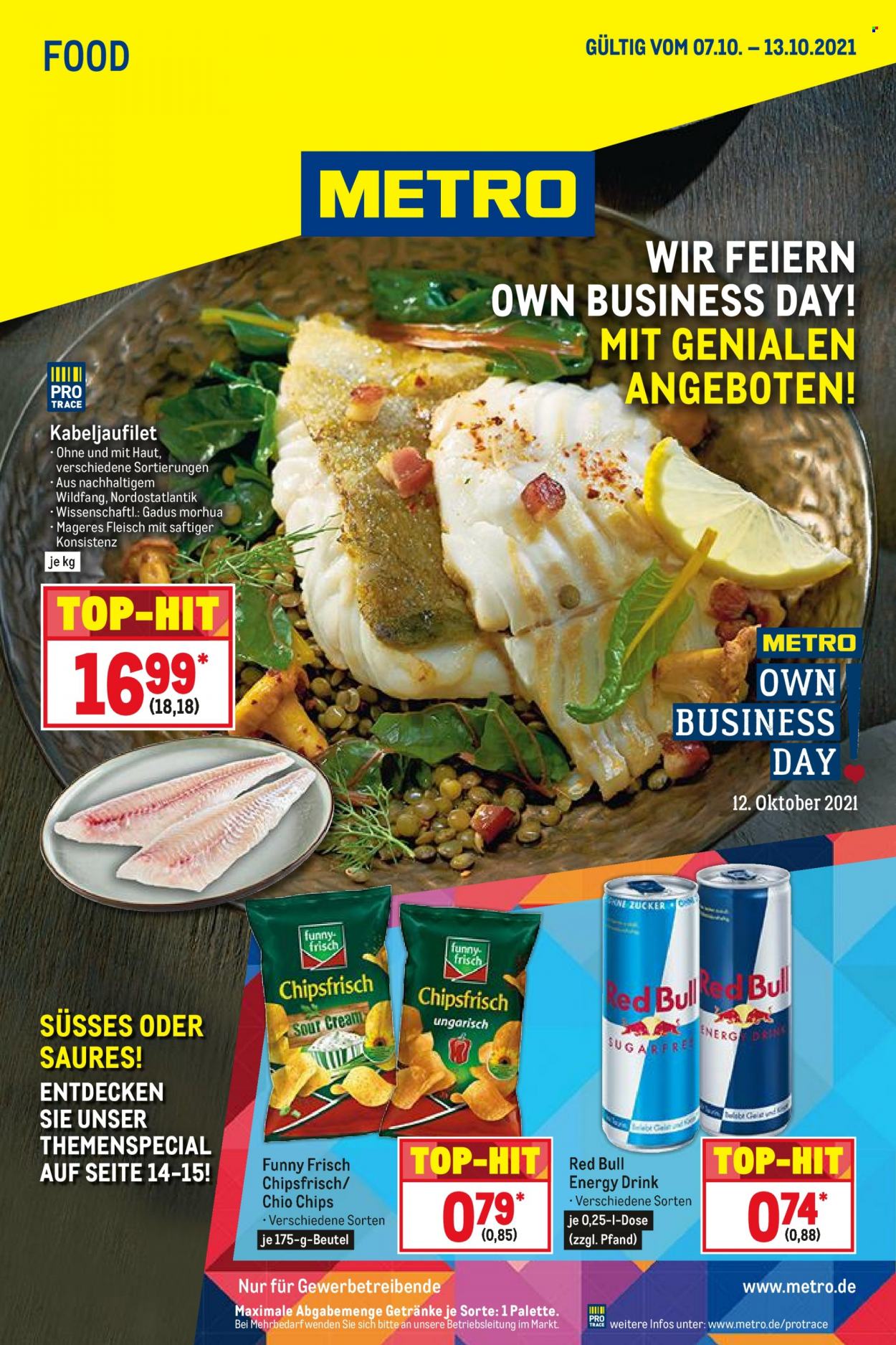 Metro Prospekte  - 7.10.2021 - 13.10.2021. Seite 1