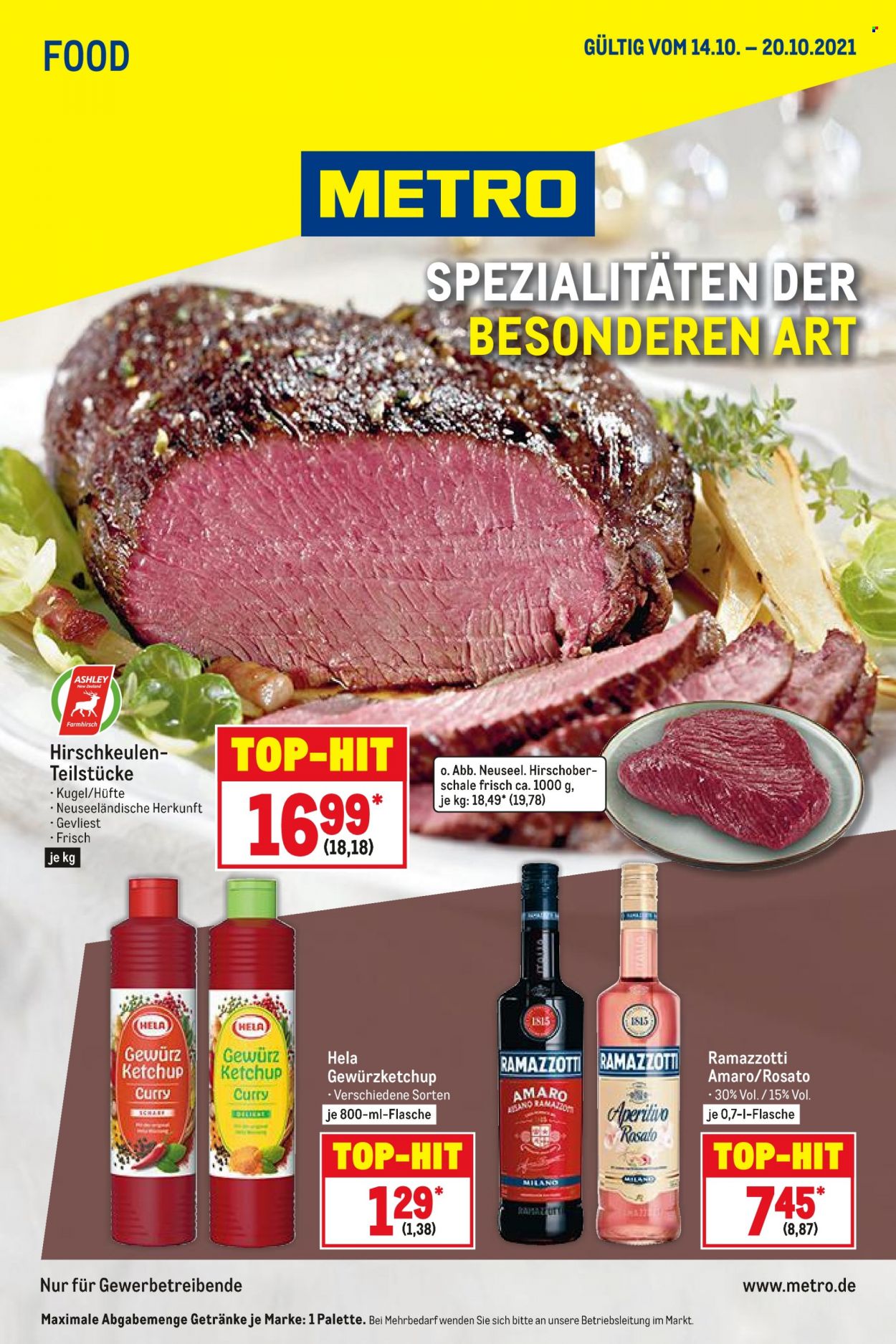 Metro Prospekte  - 14.10.2021 - 20.10.2021. Seite 1