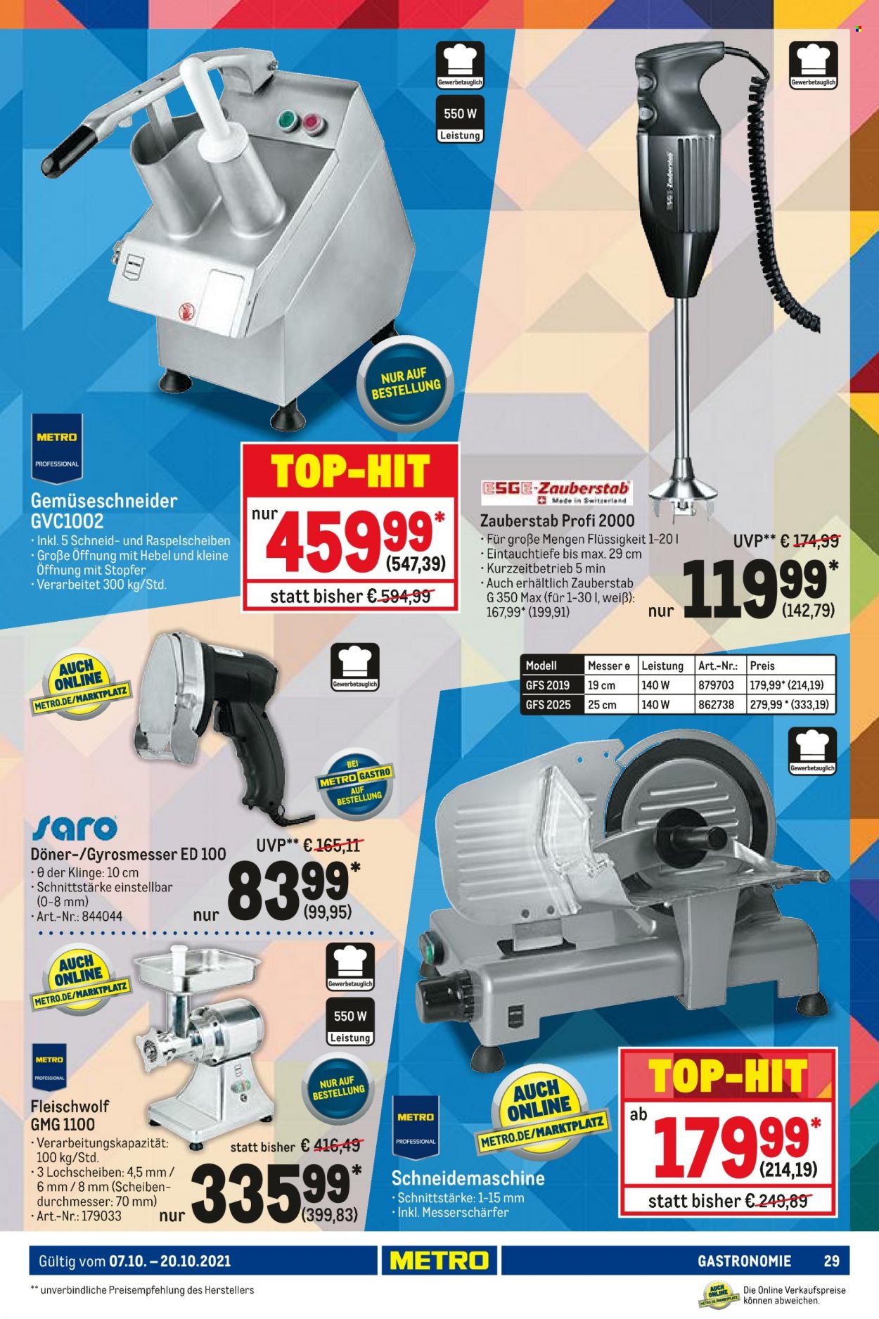 Metro Prospekte  - 7.10.2021 - 20.10.2021. Seite 29