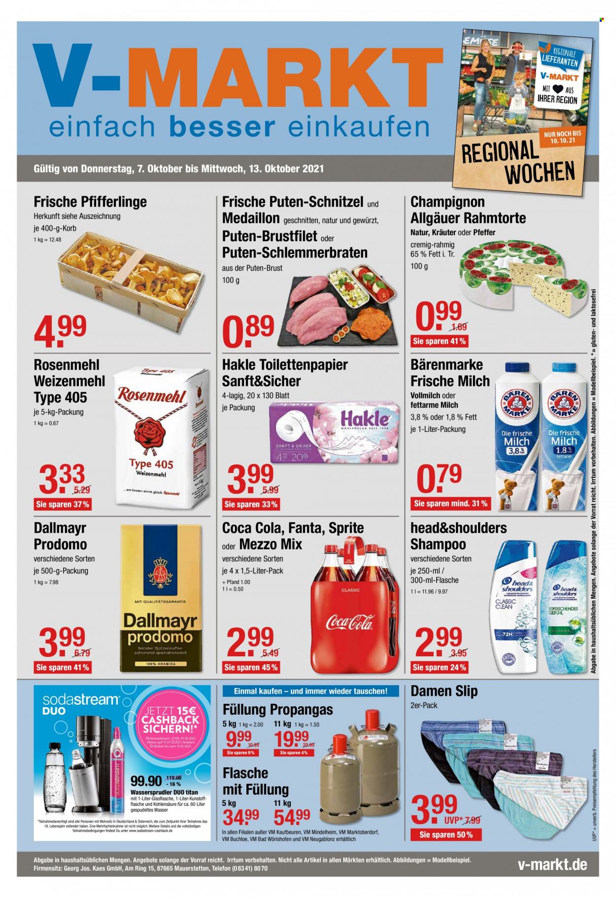 V-Markt Prospekte  - 7.10.2021 - 13.10.2021. Seite 1