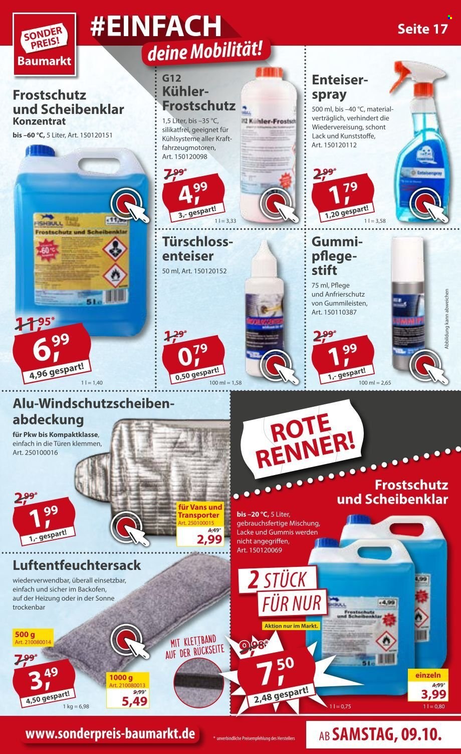 Sonderpreis-Baumarkt Prospekte  - 9.10.2021 - 15.10.2021. Seite 19