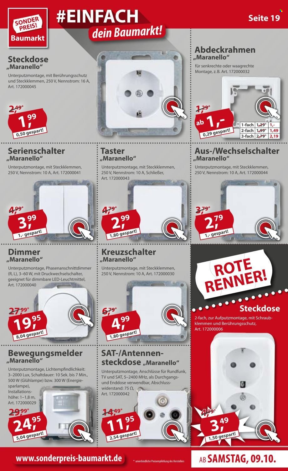 Sonderpreis-Baumarkt Prospekte  - 9.10.2021 - 15.10.2021. Seite 21