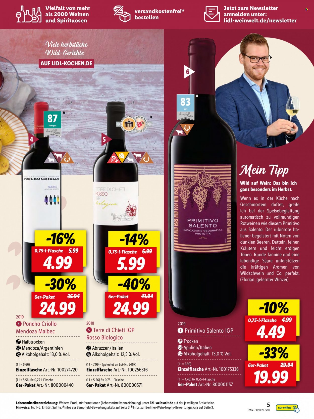 Lidl Prospekte  - 30.09.2021 - 31.10.2021. Seite 5