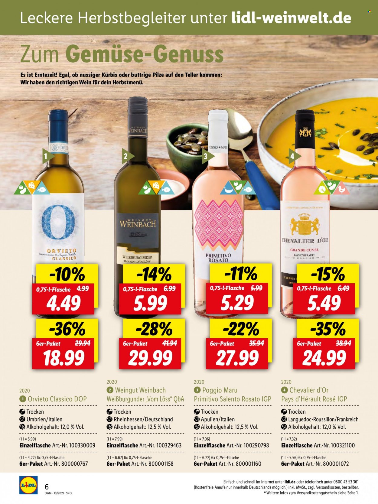Lidl Prospekte  - 30.09.2021 - 31.10.2021. Seite 6