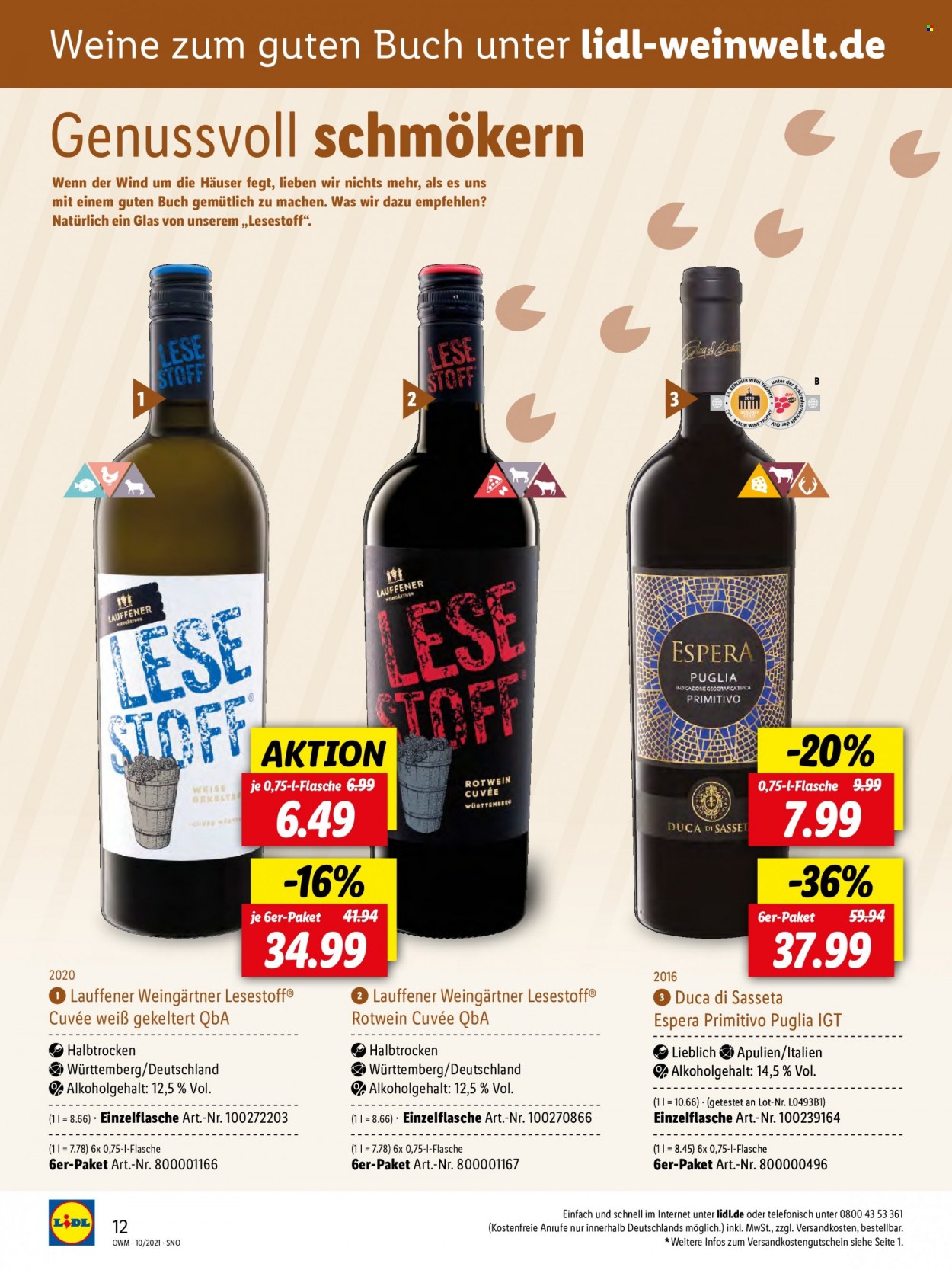 Lidl Prospekte  - 30.09.2021 - 31.10.2021. Seite 12