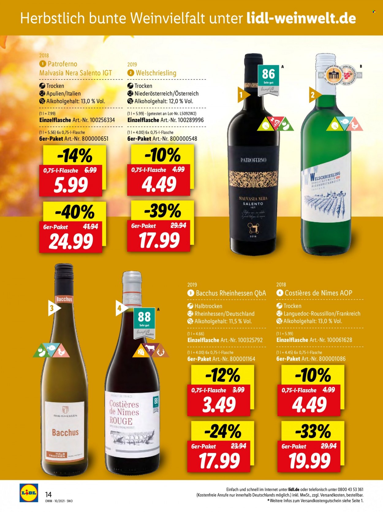 Lidl Prospekte  - 30.09.2021 - 31.10.2021. Seite 14