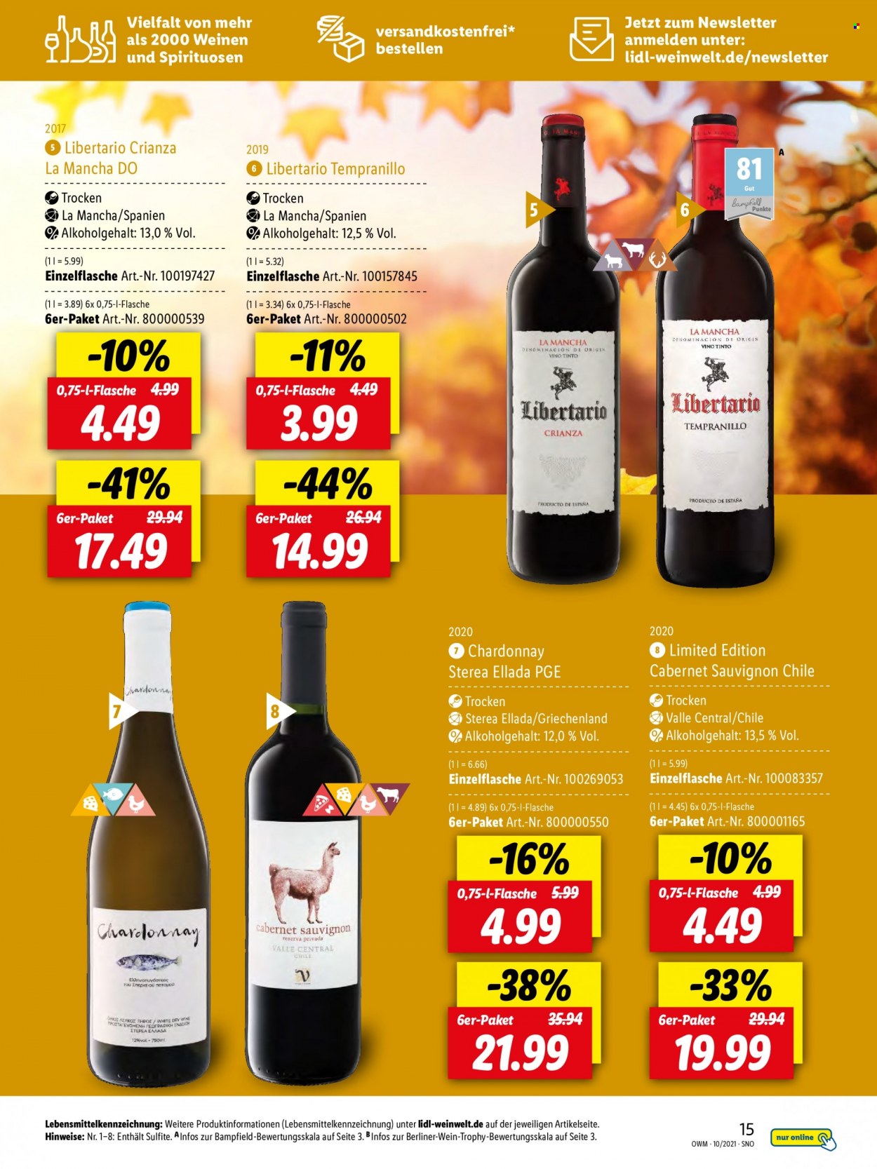 Lidl Prospekte  - 30.09.2021 - 31.10.2021. Seite 15