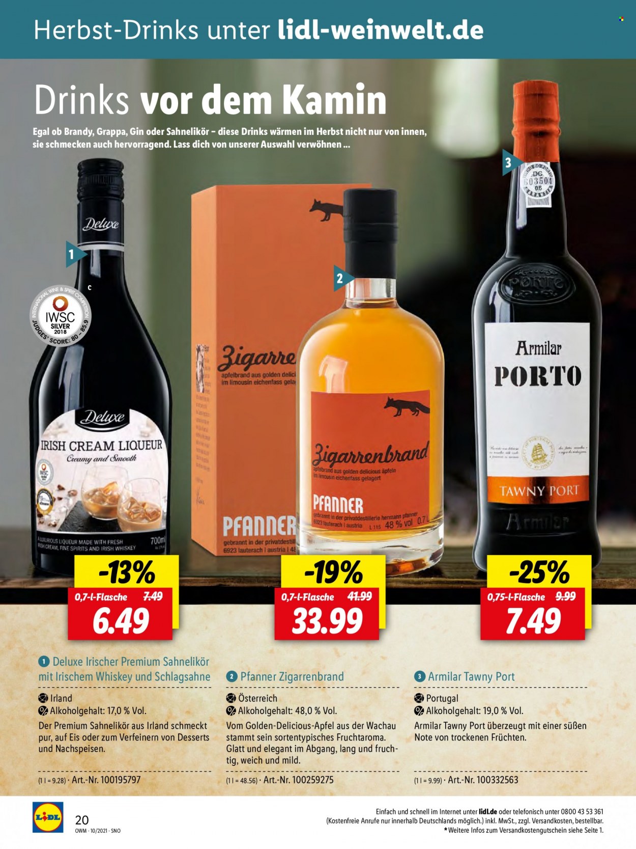 Lidl Prospekte  - 30.09.2021 - 31.10.2021. Seite 20